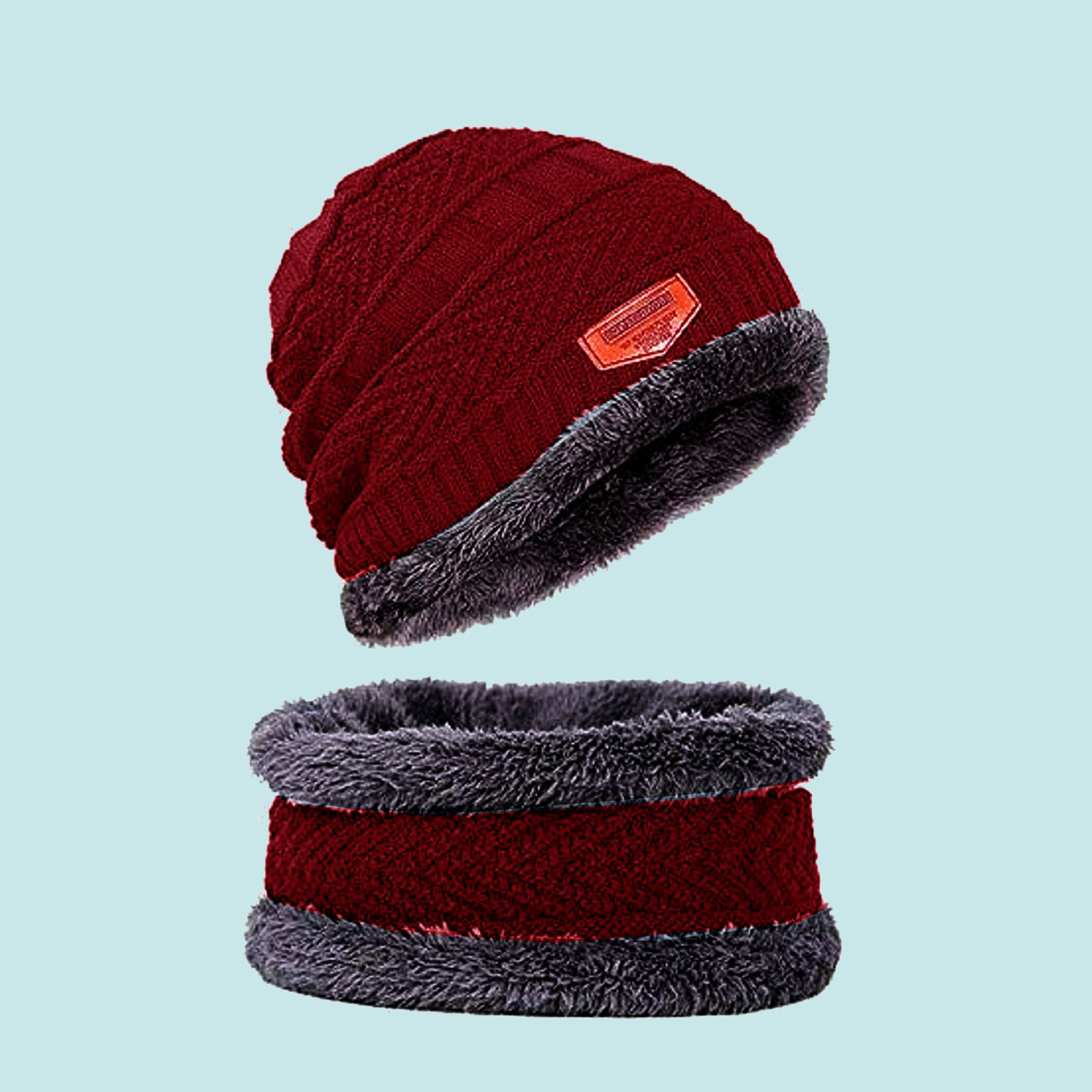     			Infispace Red Cotton Men's Cap ( Pack of 1 )
