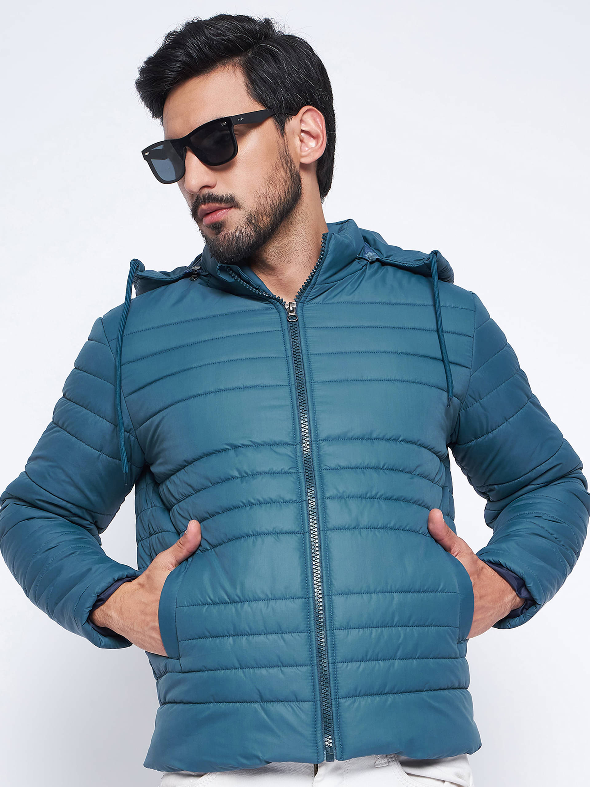 VERO MODERNO Polyester Men's Puffer Jacket - Navy ( Pack of 1 ) VERO MODERNO Polyester Men's Puffer Jacket - Navy ( Pack of 1 )