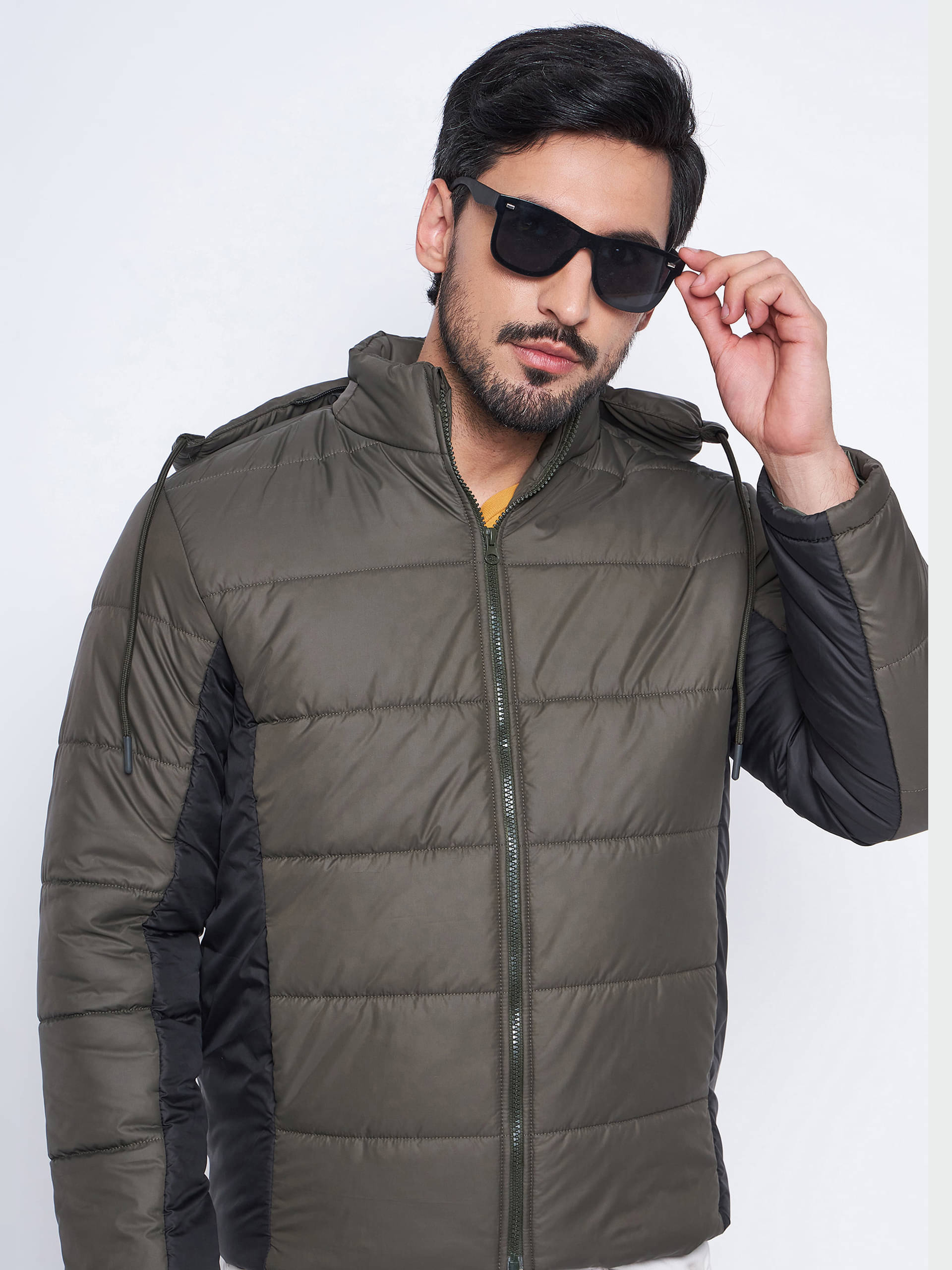 VERO MODERNO Polyester Men's Puffer Jacket - Olive ( Pack of 1 ) VERO MODERNO Polyester Men's Puffer Jacket - Olive ( Pack of 1 )