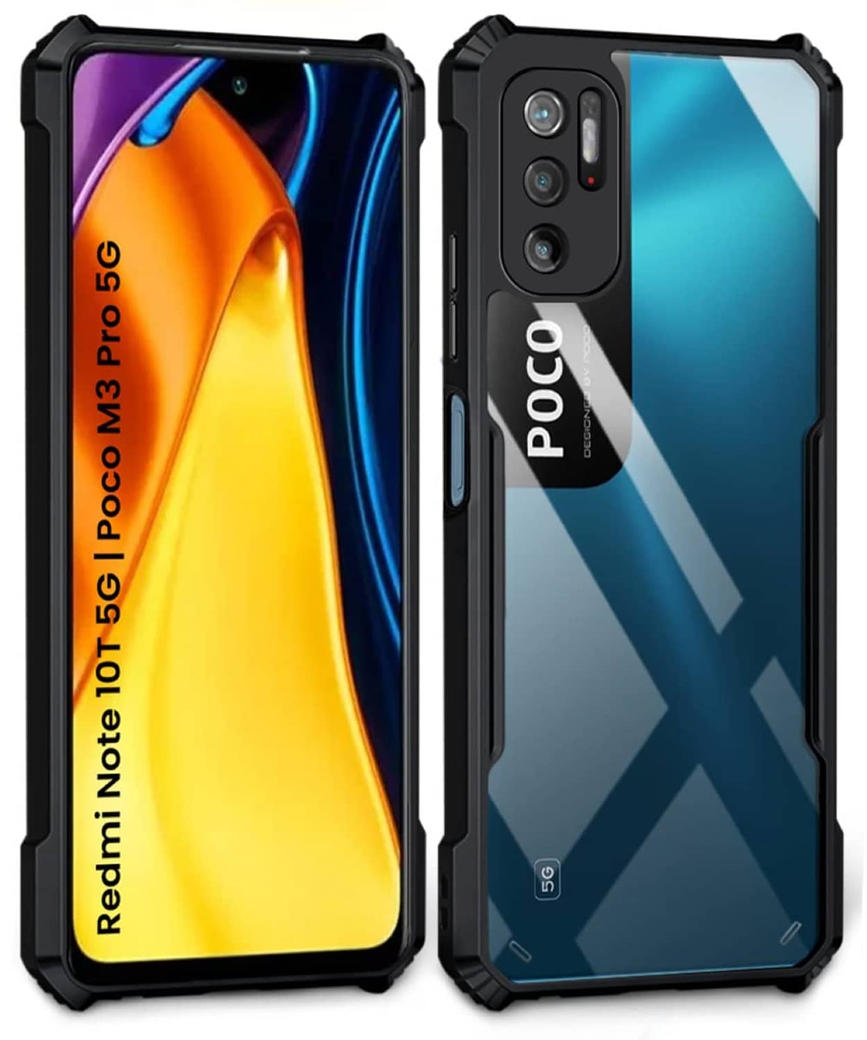 ZAMN Shock Proof Case Compatible For Polycarbonate Poco M3 pro 5G ( )