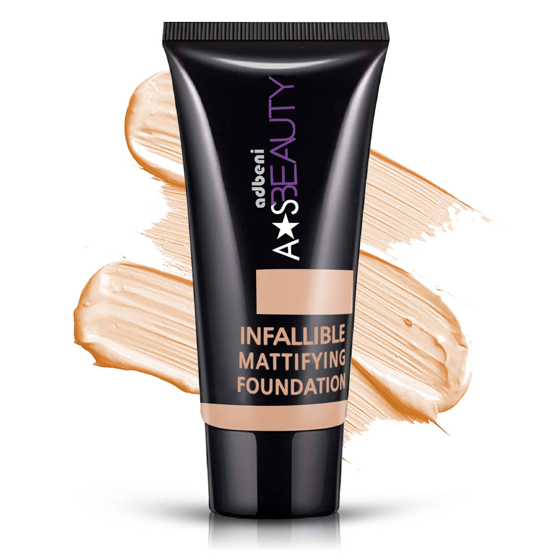     			Adbeni Matte Cream For Normal Skin Deep Brown Foundation Pack of 1