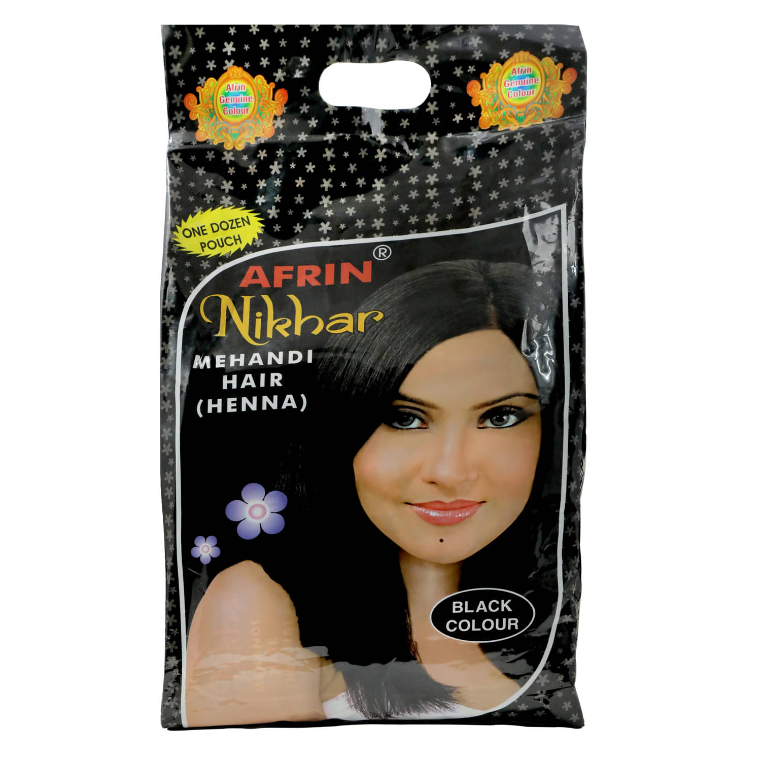 Afrin Black Nikhar Mehandi Natural Henna 30 g Pack of 12 Afrin Black Nikhar Mehandi Natural Henna 30 g Pack of 12