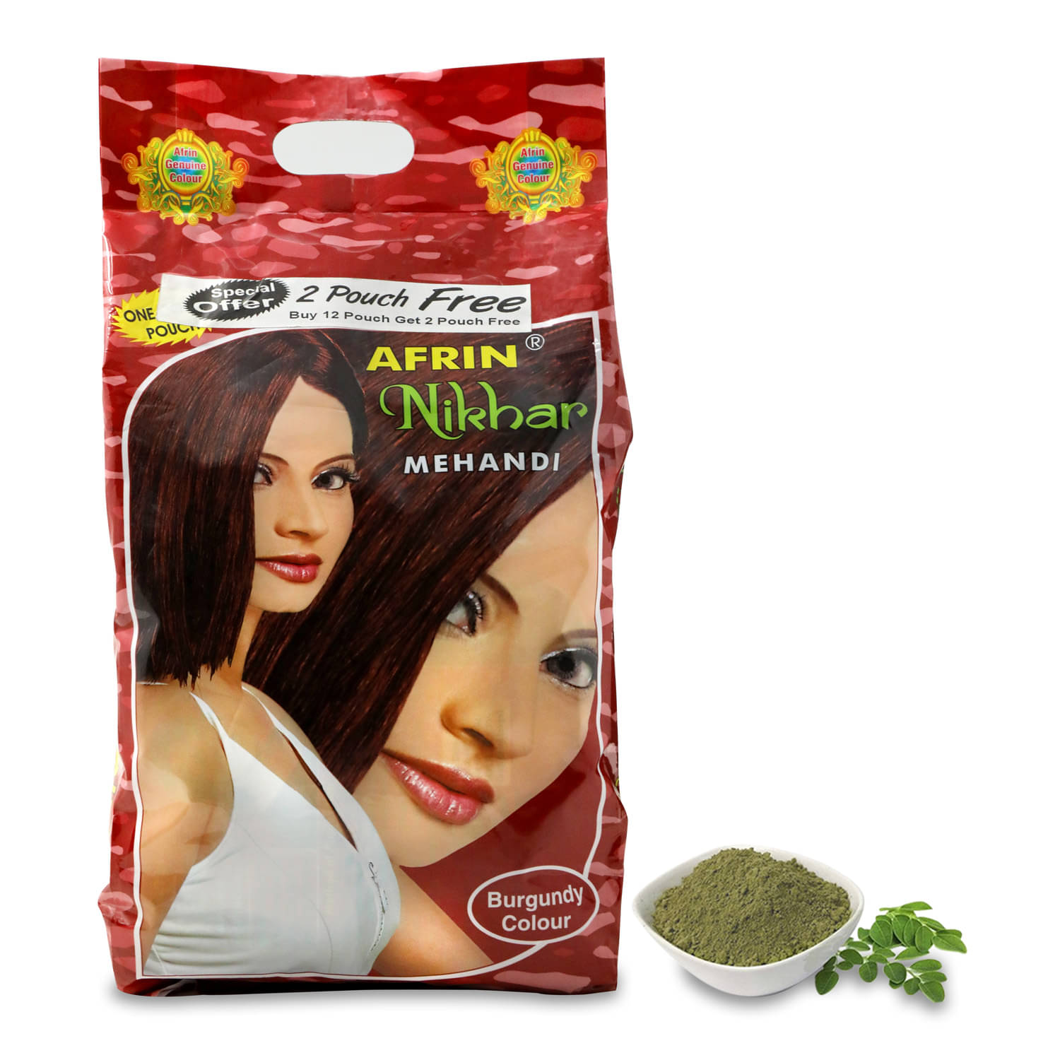 Afrin Burgundy Nikhar Mehandi Natural Henna 1 kg Afrin Burgundy Nikhar Mehandi Natural Henna 1 kg