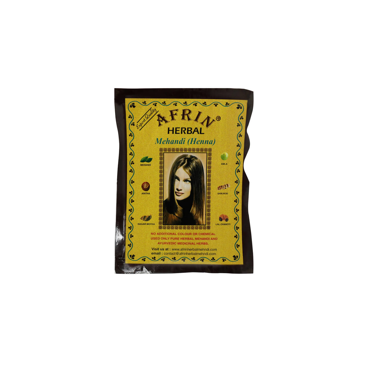 Afrin Natural And Organic Mehandi Herbal Henna 40 g Pack of 12     			Afrin Natural And Organic Mehandi Herbal Henna 40 g Pack of 12