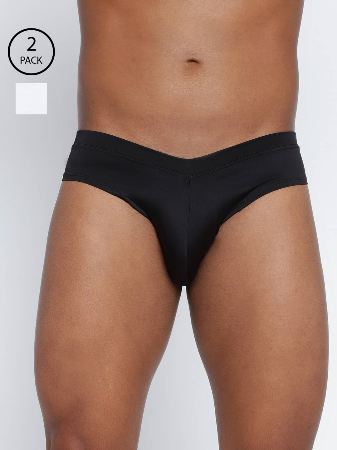 BASIICS By La Intimo Pack of 2 Polyester Briefs For Men's ( Multicolor2 ) BASIICS By La Intimo Pack of 2 Polyester Briefs For Men's ( Multicolor2 )