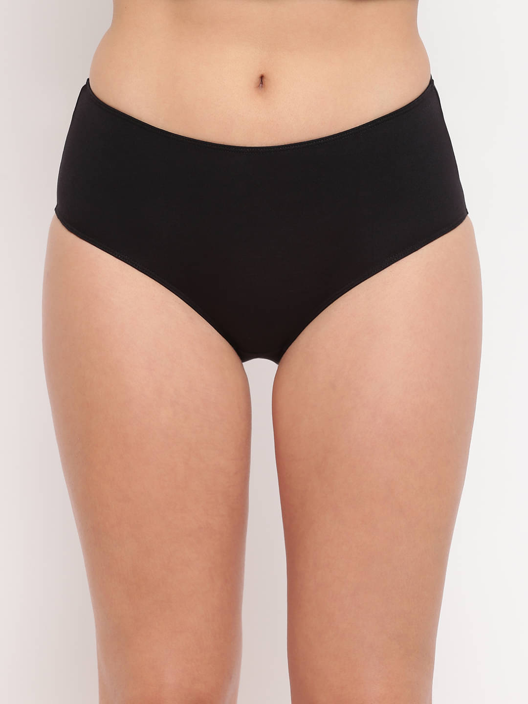 BASIICS By La Intimo Pack of 1 Cotton Lycra Solid Women's Hipster ( Black ) BASIICS By La Intimo Pack of 1 Cotton Lycra Solid Women's Hipster ( Black )