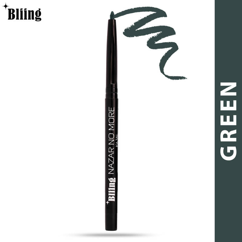     			Bliing Green Matte Kajal 35 g Stick ( Pack of 1 )