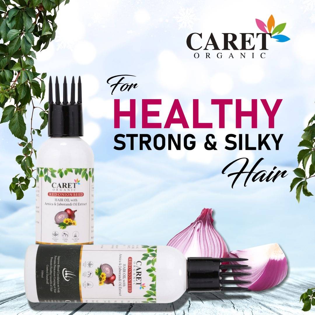 Caret Organic Shine Enhancing Onion Oil 100 ml ( Pack of 1 ) Caret Organic Shine Enhancing Onion Oil 100 ml ( Pack of 1 )