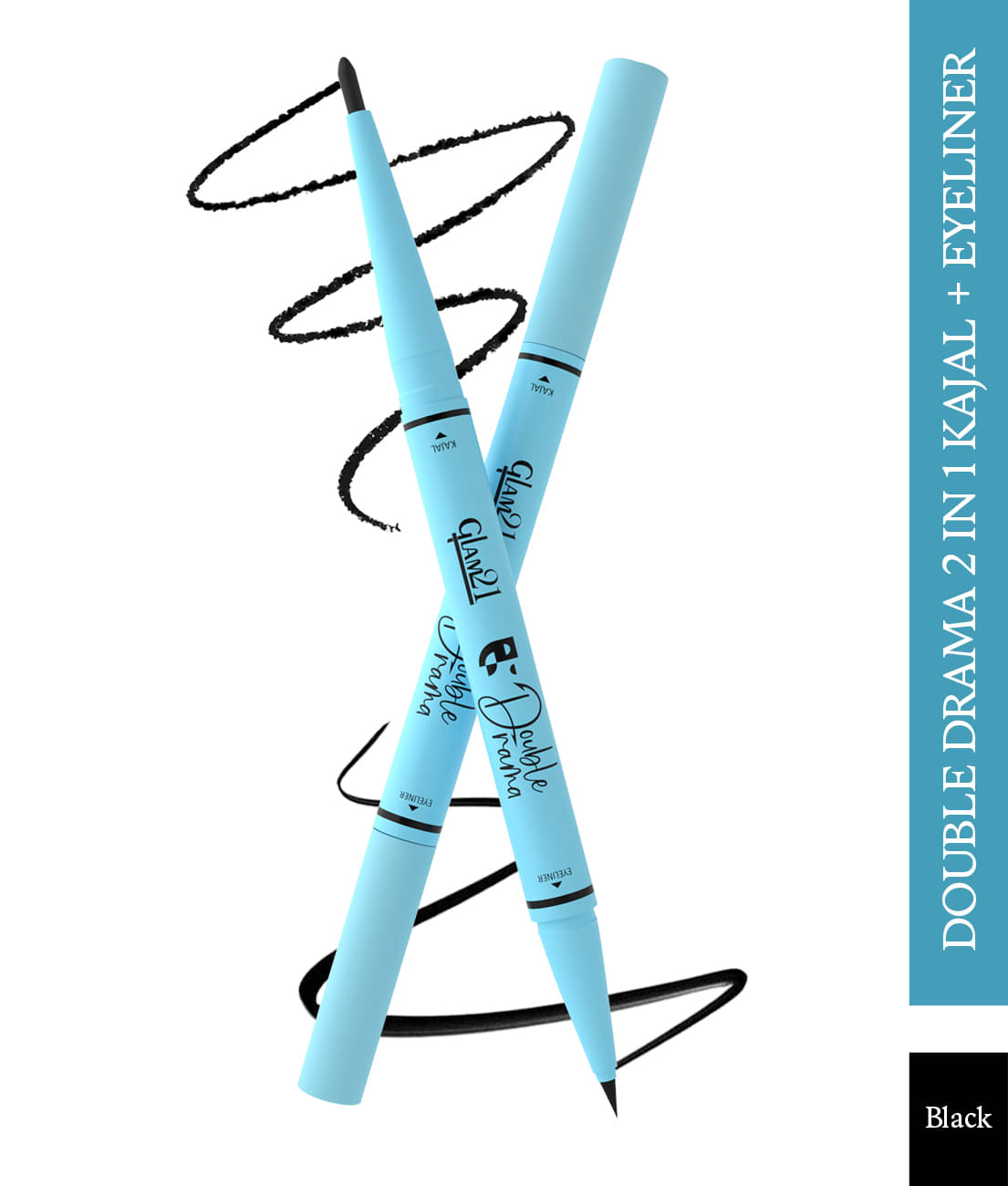     			Glam21 Black Matte Eye Liner Cream ( Pack of 1 )