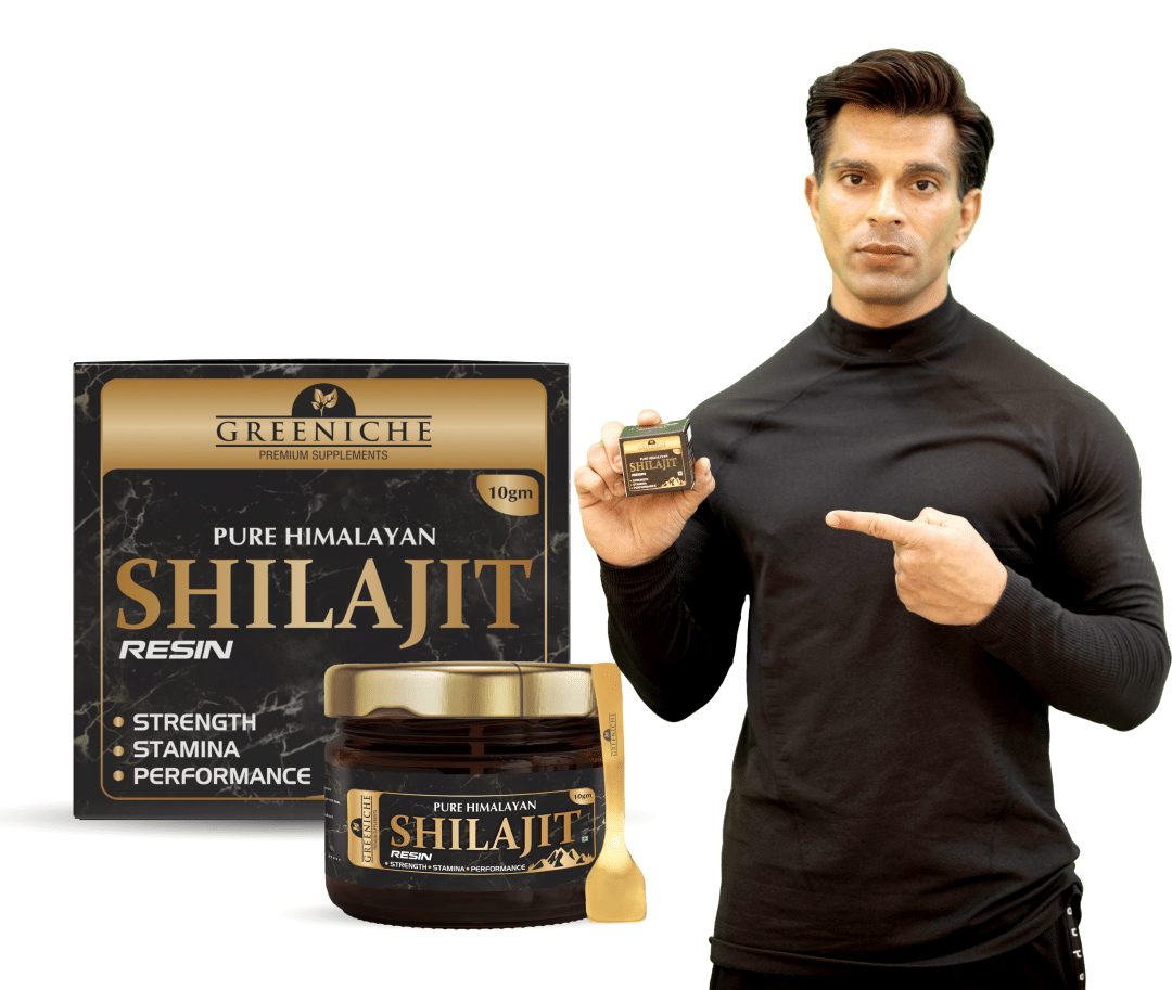 Greeniche Pure Himalayan Shilajit Resin | Strength, Stamina & Power- 10gm