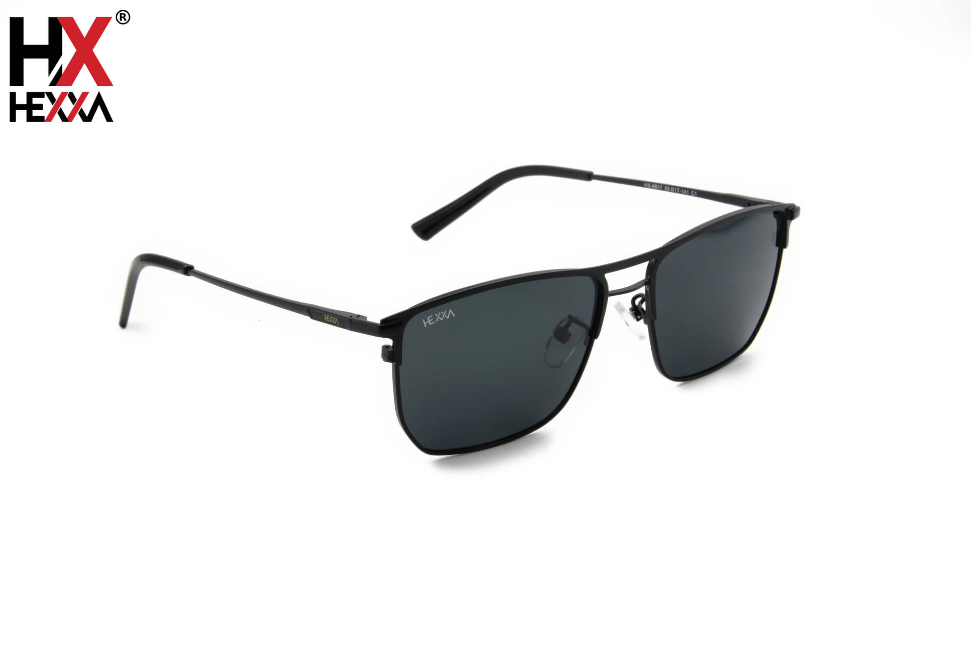 Hexxa Black Square Sunglasses ( Pack of 1 ) - Sunglasses | Buy online on ZillyBuy