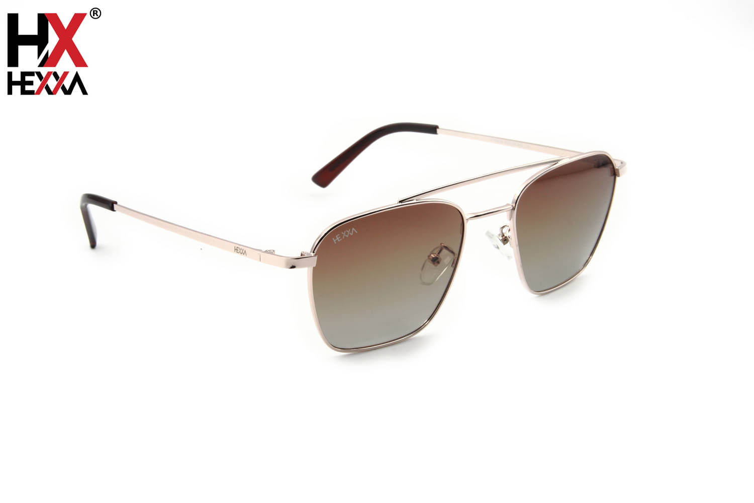     			Hexxa Black Square Sunglasses ( Pack of 1 )