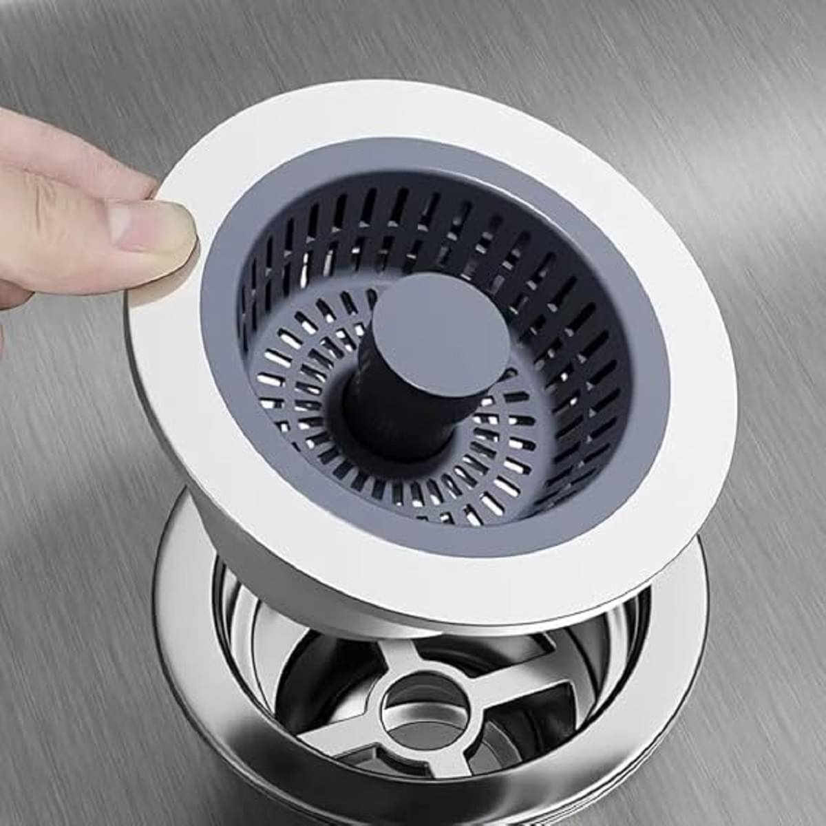     			RAMDEV ENTERPRISE Multicolor Steel Strainer ( Pack of 1 )