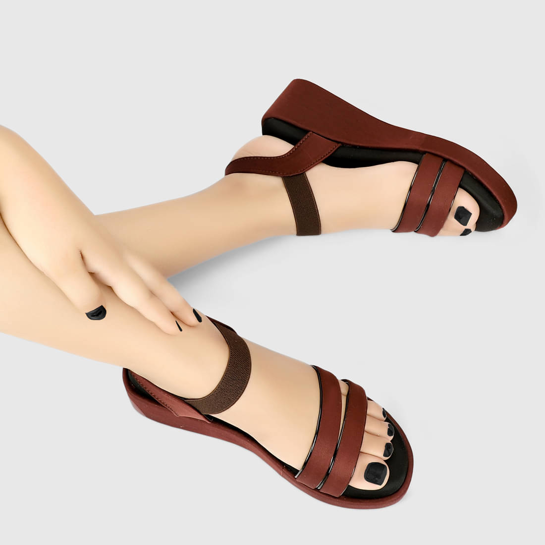     			Rimezs Brown Women's Sandal Heels