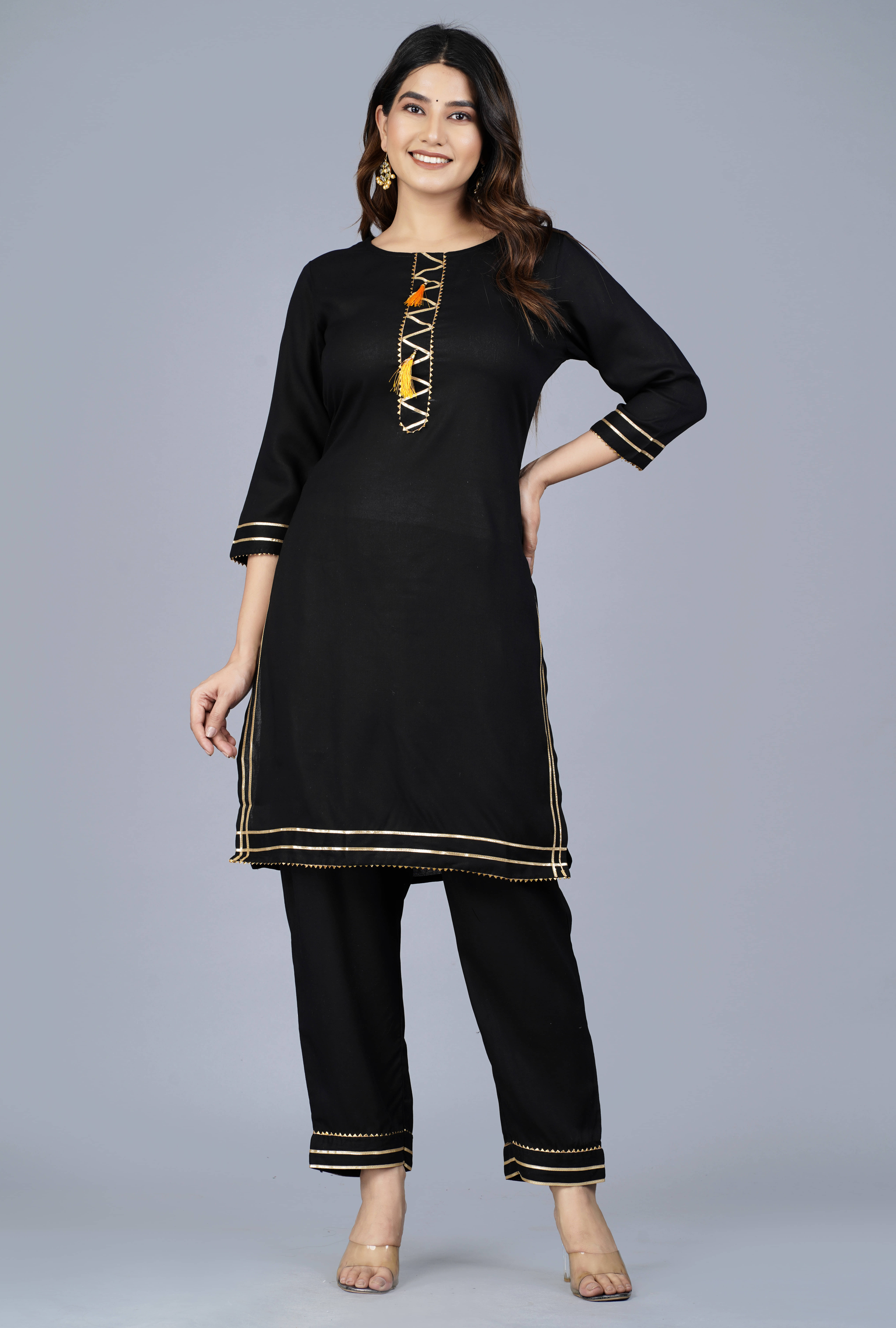 Smien Viscose Self Design Kurti With Pants Women's Stitched Salwar Suit - Indigo ( Pack of 1 ) Smien Viscose Self Design Kurti With Pants Women's Stitched Salwar Suit - Indigo ( Pack of 1 )