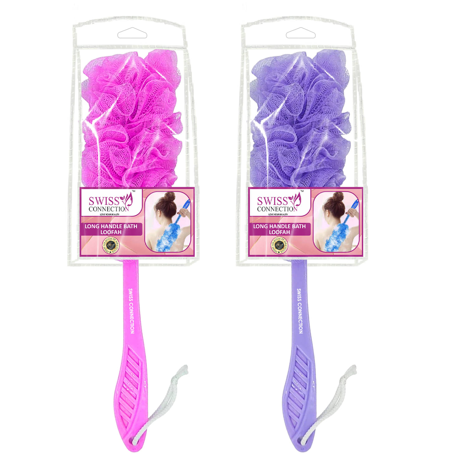     			Swiss Connection Loofah Pack of 2