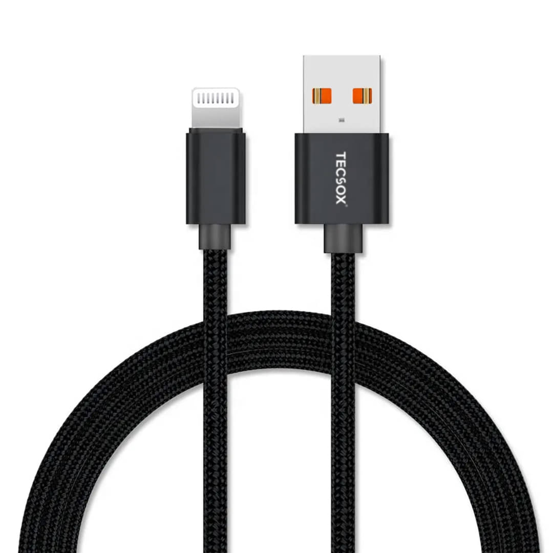 Tecsox Black 5 A Lightning Cable 1 Meter Tecsox Black 5 A Lightning Cable 1 Meter
