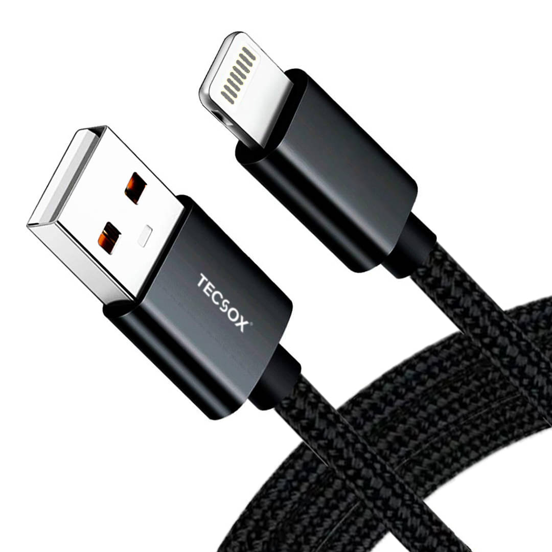     			Tecsox Black 5 A Lightning Cable 1 Meter
