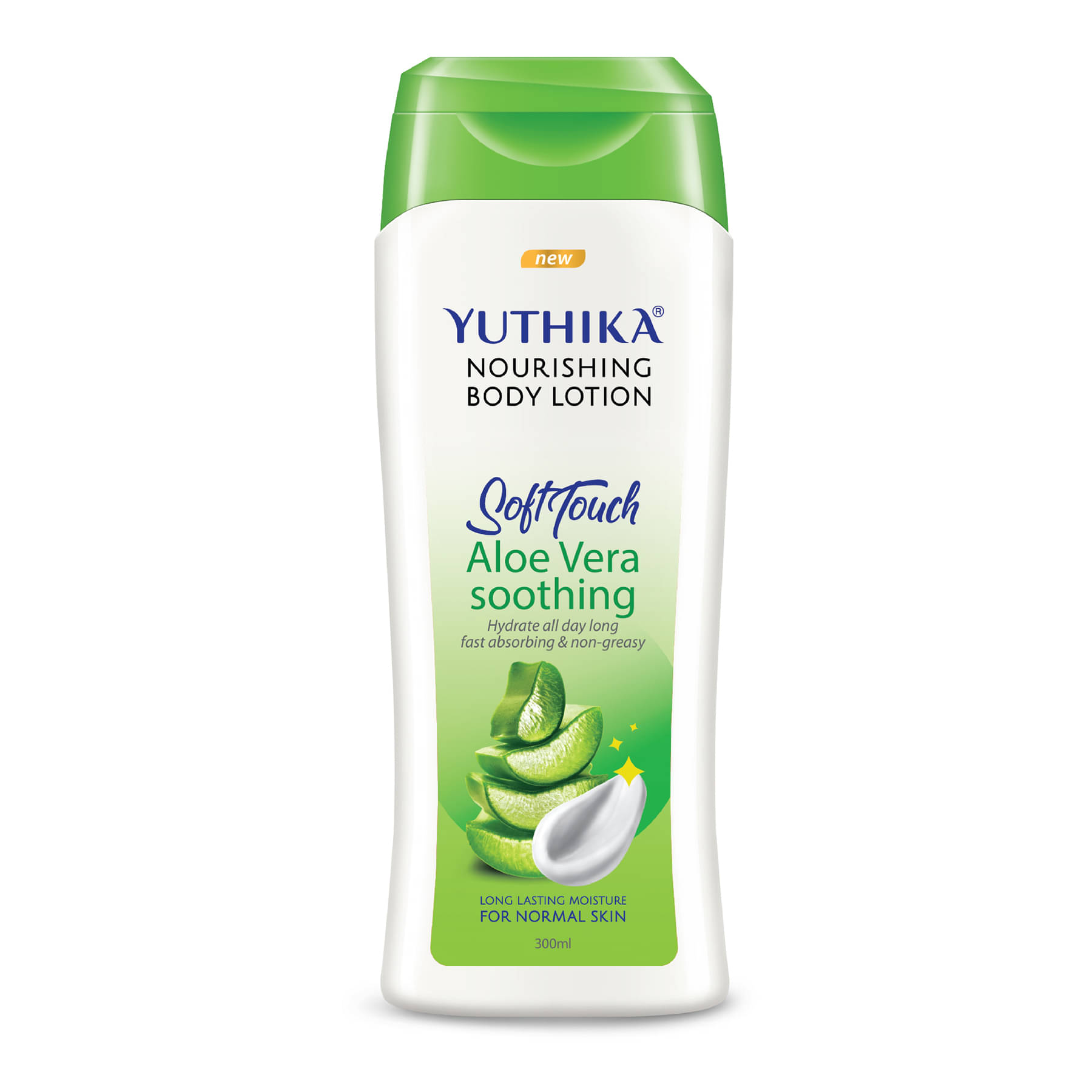 Yuthika Aloe Vera Body Lotion 300ml, Long Lasting Nourishing Body Lotion, Instant Hydration, Fast Absorbing Bodylotion Yuthika Aloe Vera Body Lotion 300ml, Long Lasting Nourishing Body Lotion, Instant Hydration, Fast Absorbing Bodylotion
