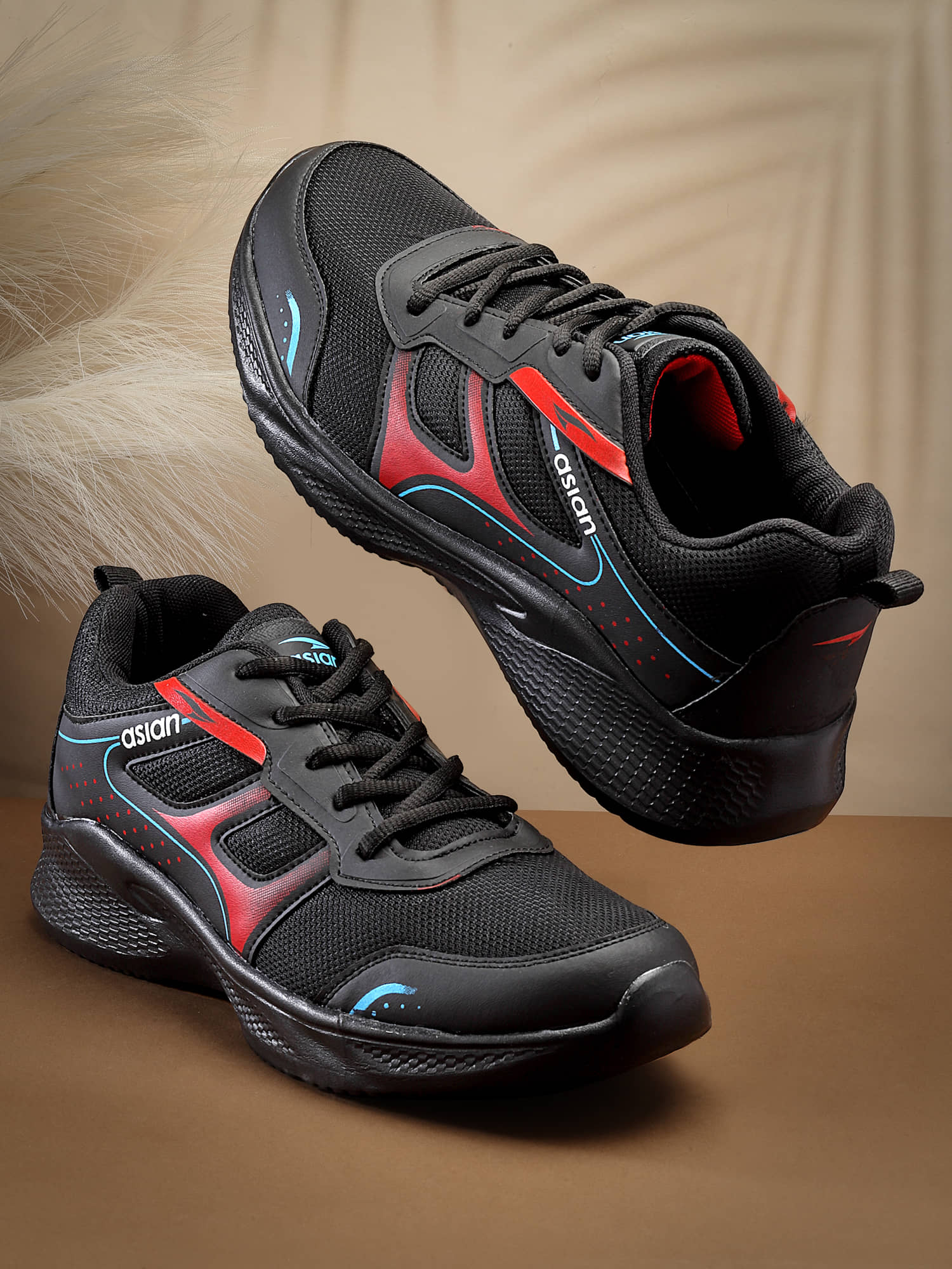 ASIAN TOOFAN-02 Light Grey Men's Sports Running Shoes - Sports Shoes | Buy online on ZillyBuy