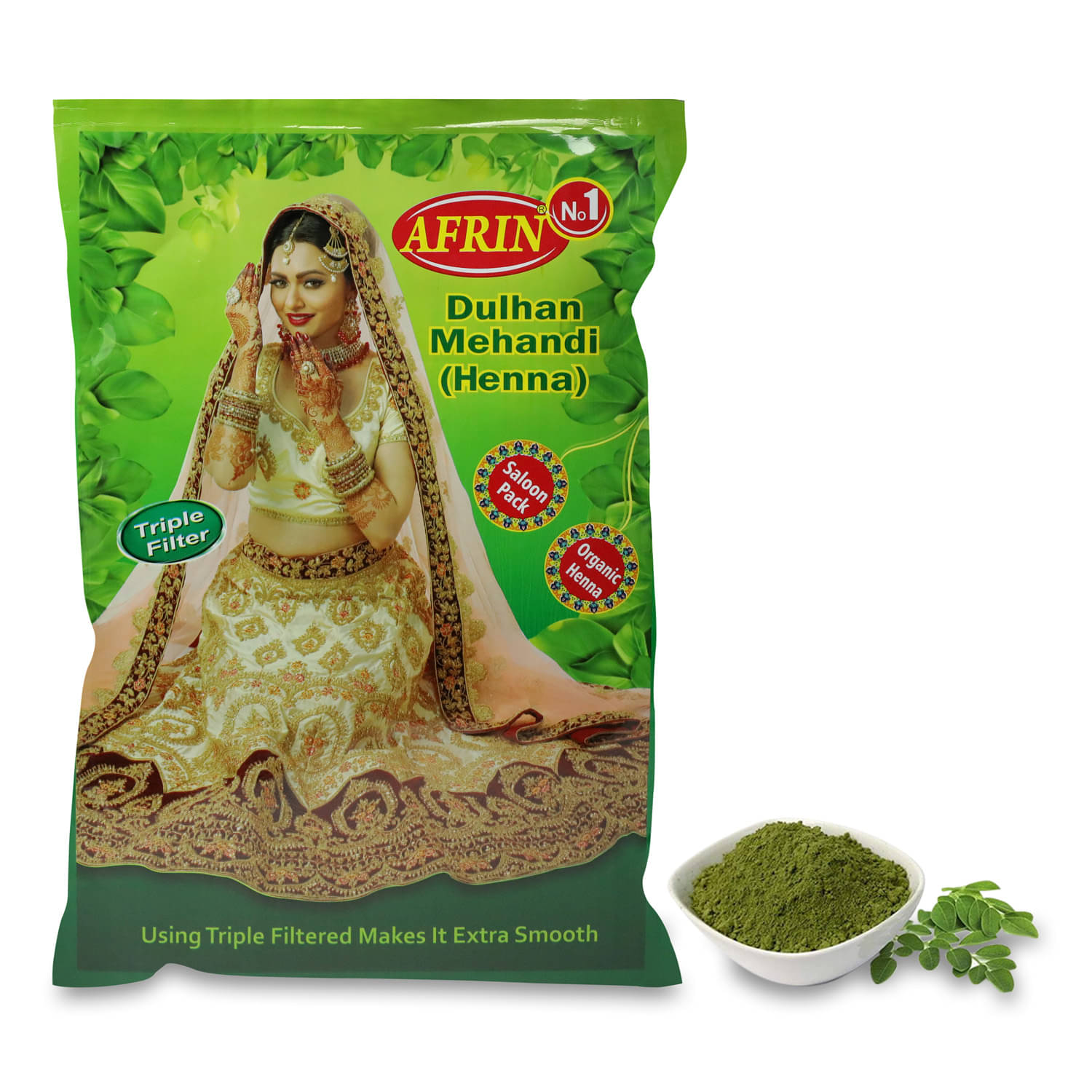 Afrin Triple Filter Dulhan Mehandi Natural Henna 1 kg Afrin Triple Filter Dulhan Mehandi Natural Henna 1 kg