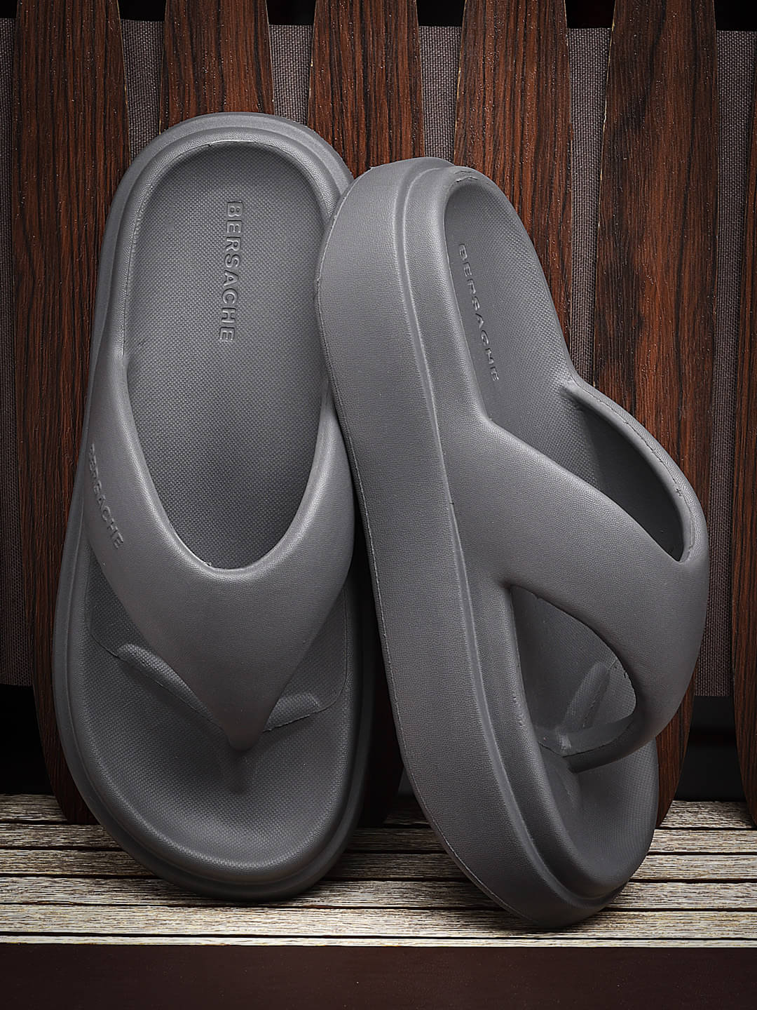     			Bersache Dark Grey Women's Slipper