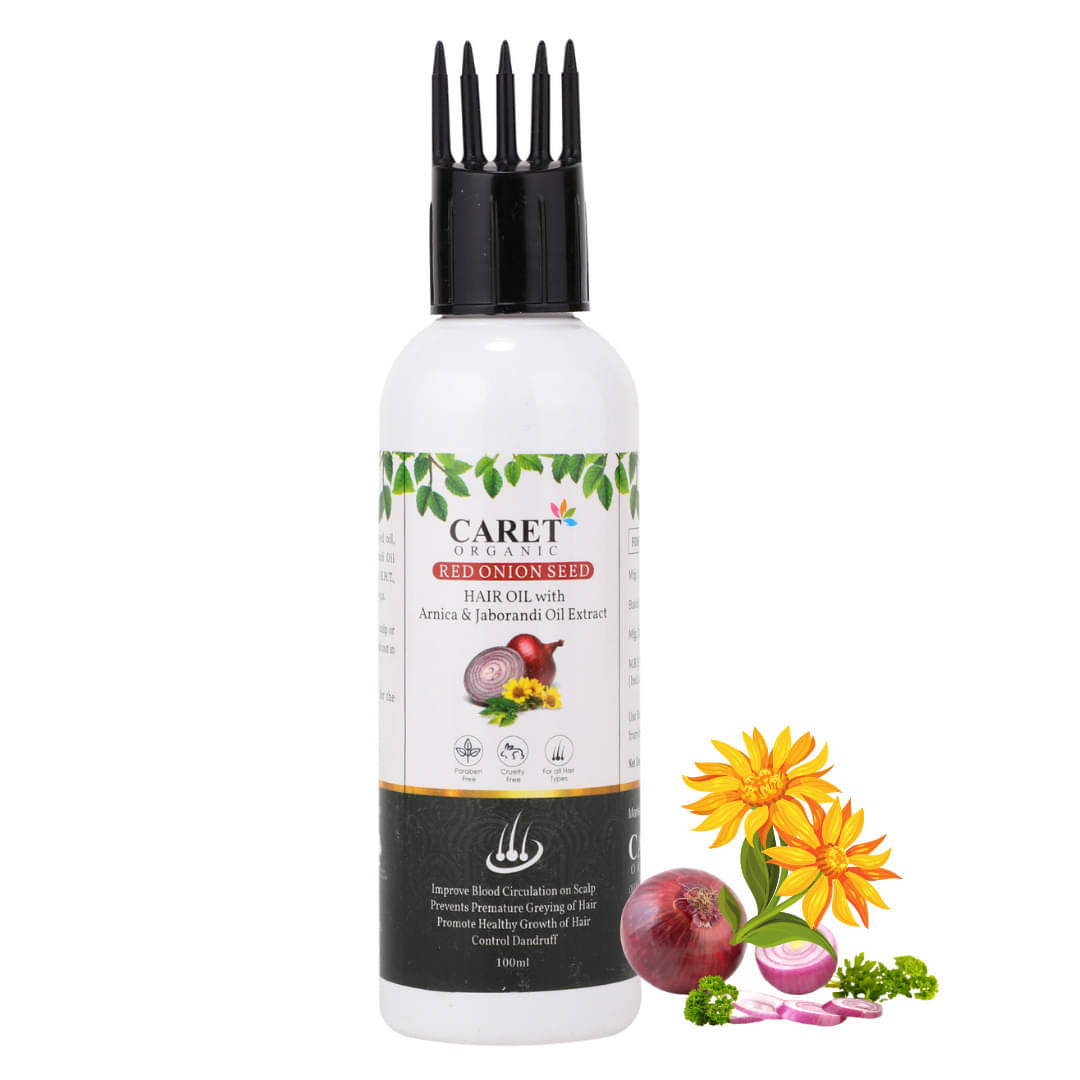     			Caret Organic Split-ends Treatment Onion Oil 100 ml ( Pack of 1 )