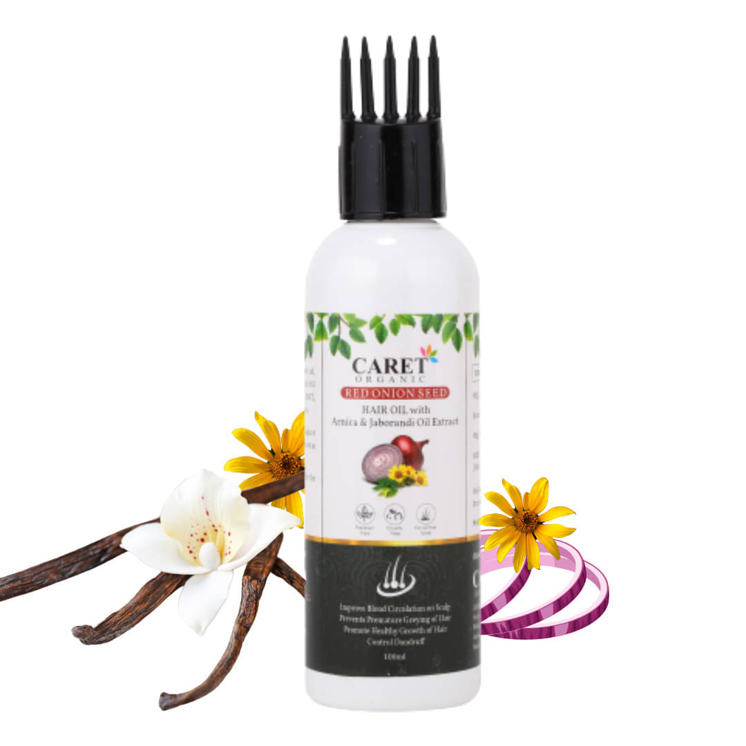 Caret Organic Stress Relief Onion Oil 100 ml ( Pack of 1 ) Caret Organic Stress Relief Onion Oil 100 ml ( Pack of 1 )