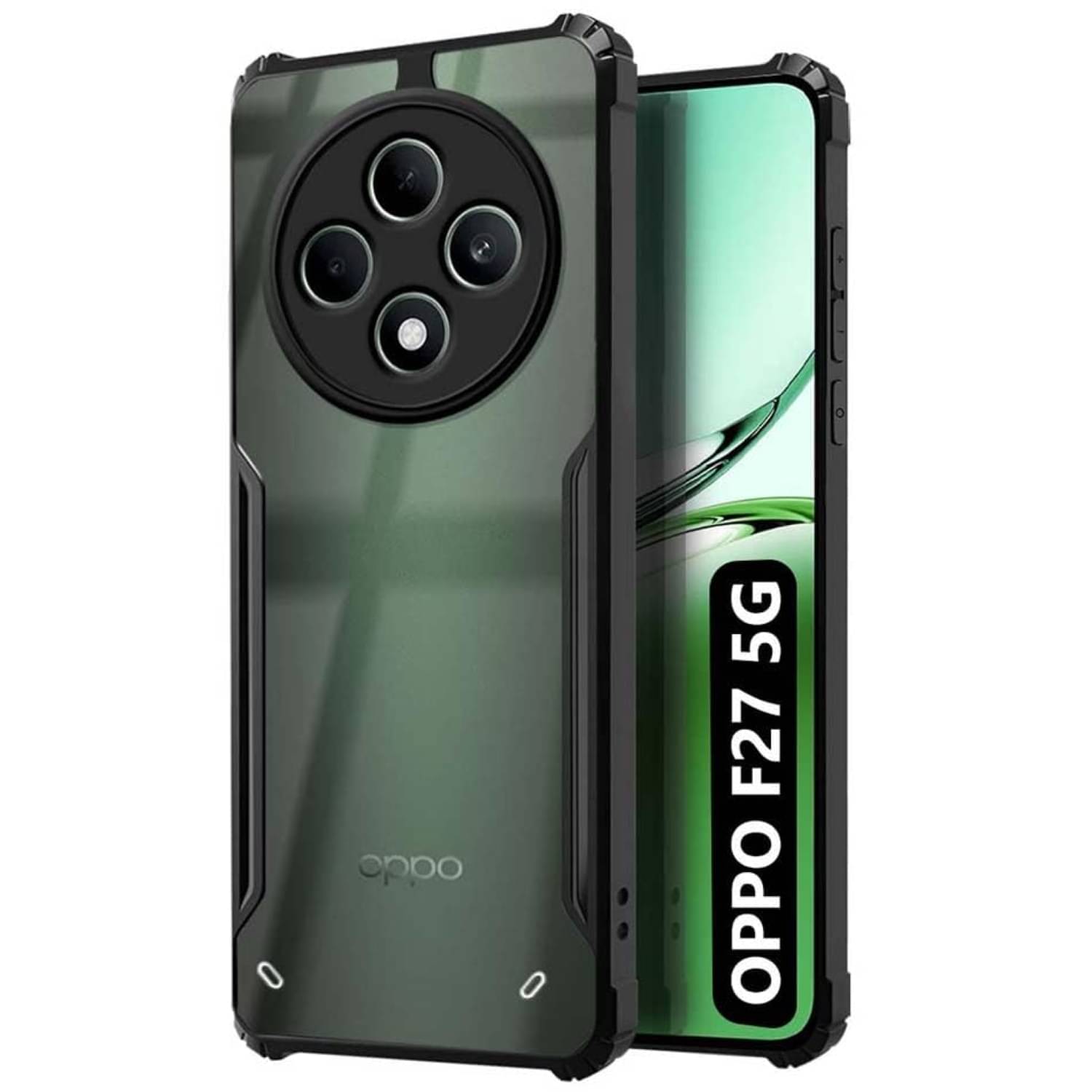 Case Vault Covers Shock Proof Case Compatible For Polycarbonate OPPO F27 5G ( )     			Case Vault Covers Shock Proof Case Compatible For Polycarbonate OPPO F27 5G ( )