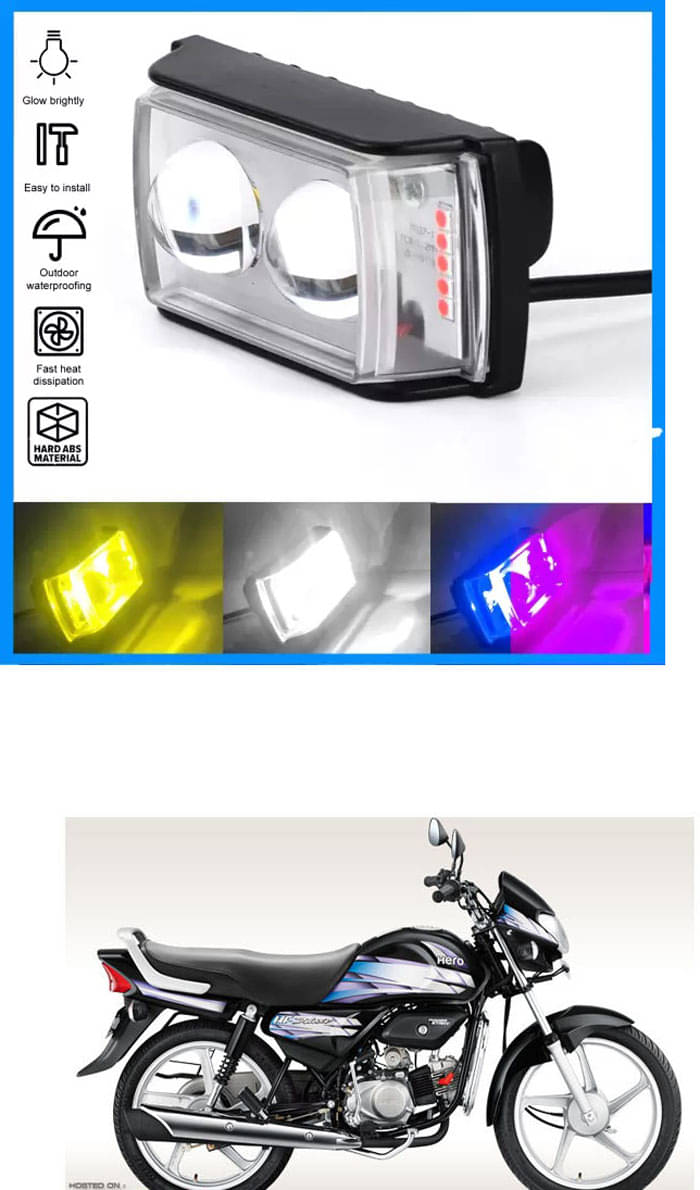     			Genric Fog Light For Hero ( Pack of 1 )