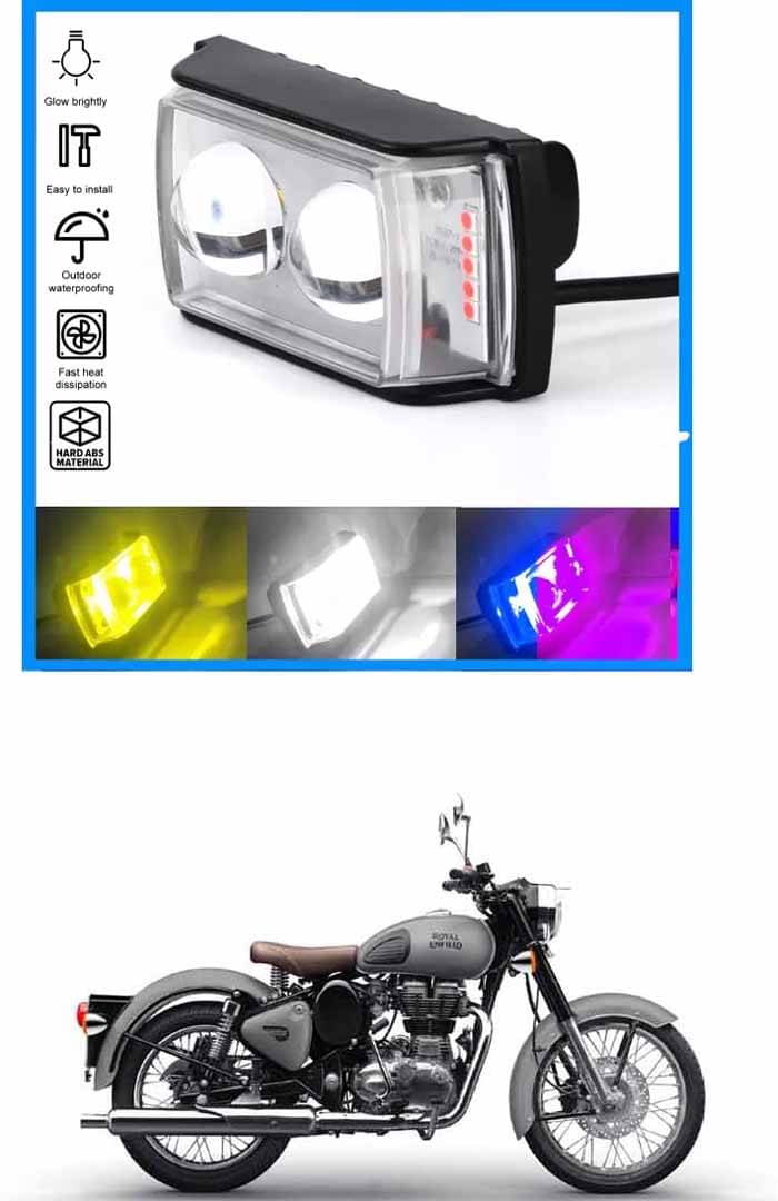     			Genric Fog Light For Royal Enfield ( Pack of 1 )
