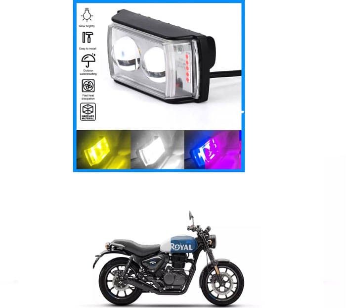 Genric Fog Light For Royal Enfield ( Pack of 1 ) Genric Fog Light For Royal Enfield ( Pack of 1 )