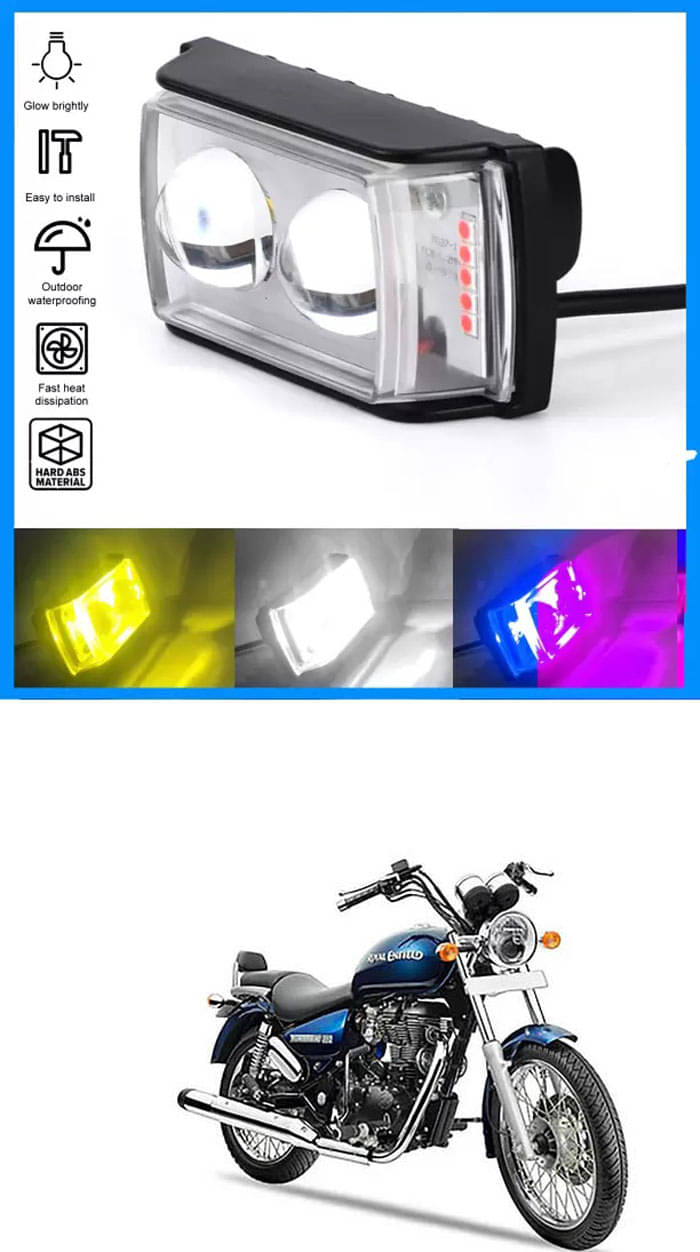 Genric Fog Light For Royal Enfield ( Pack of 1 ) Genric Fog Light For Royal Enfield ( Pack of 1 )