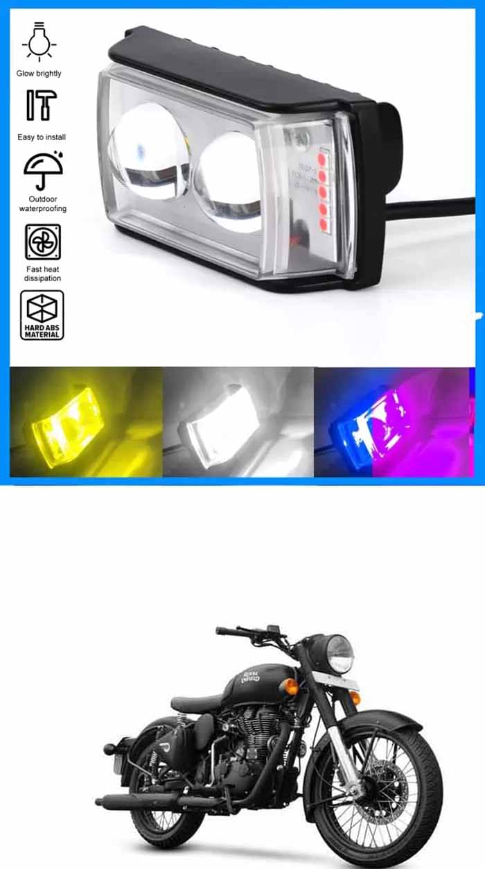     			Genric Fog Light For Royal Enfield ( Pack of 1 )