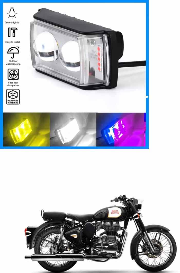     			Genric Fog Light For Royal Enfield ( Pack of 1 )