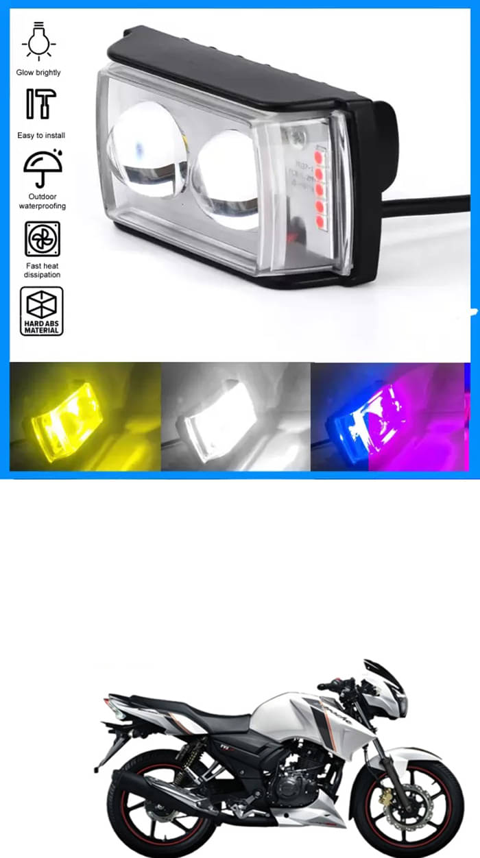     			Genric Fog Light For TVS ( Pack of 1 )
