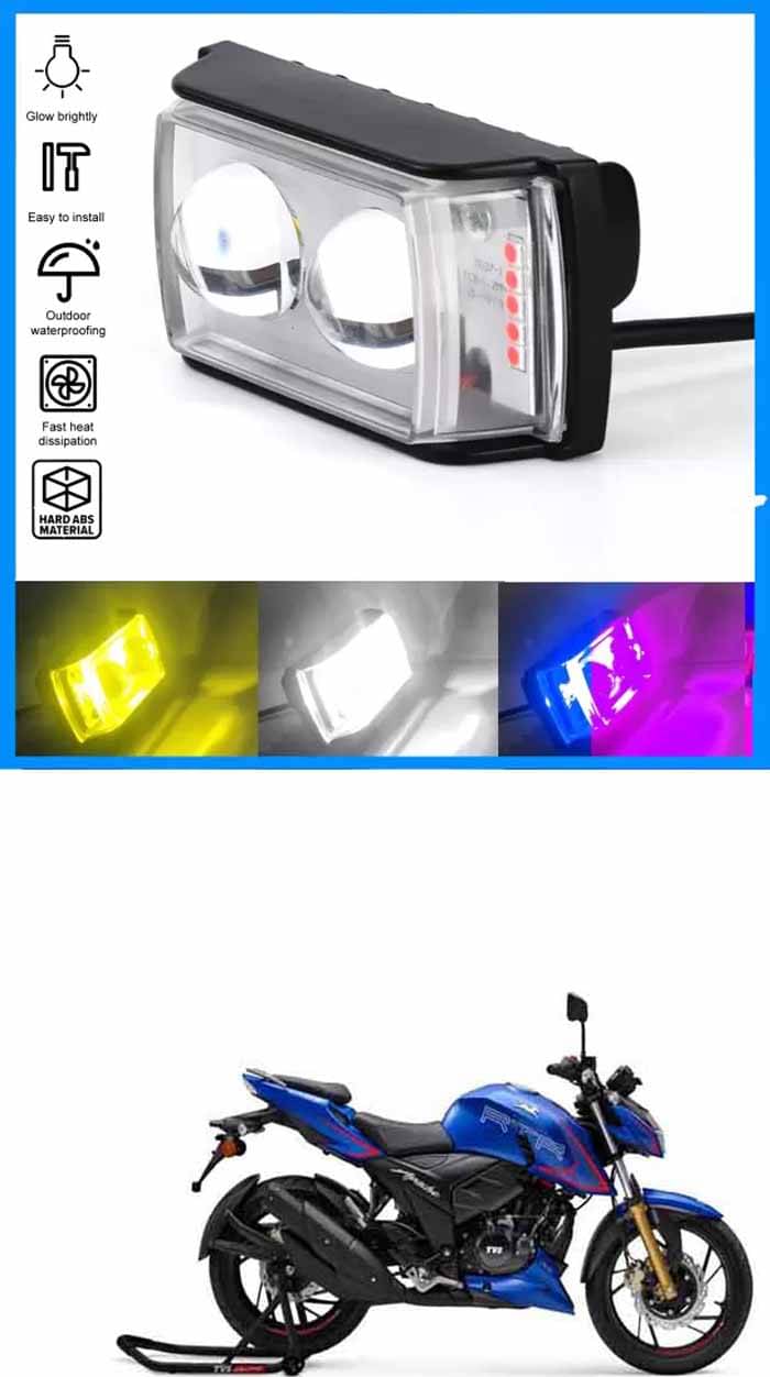    			Genric Fog Light For TVS ( Pack of 1 )