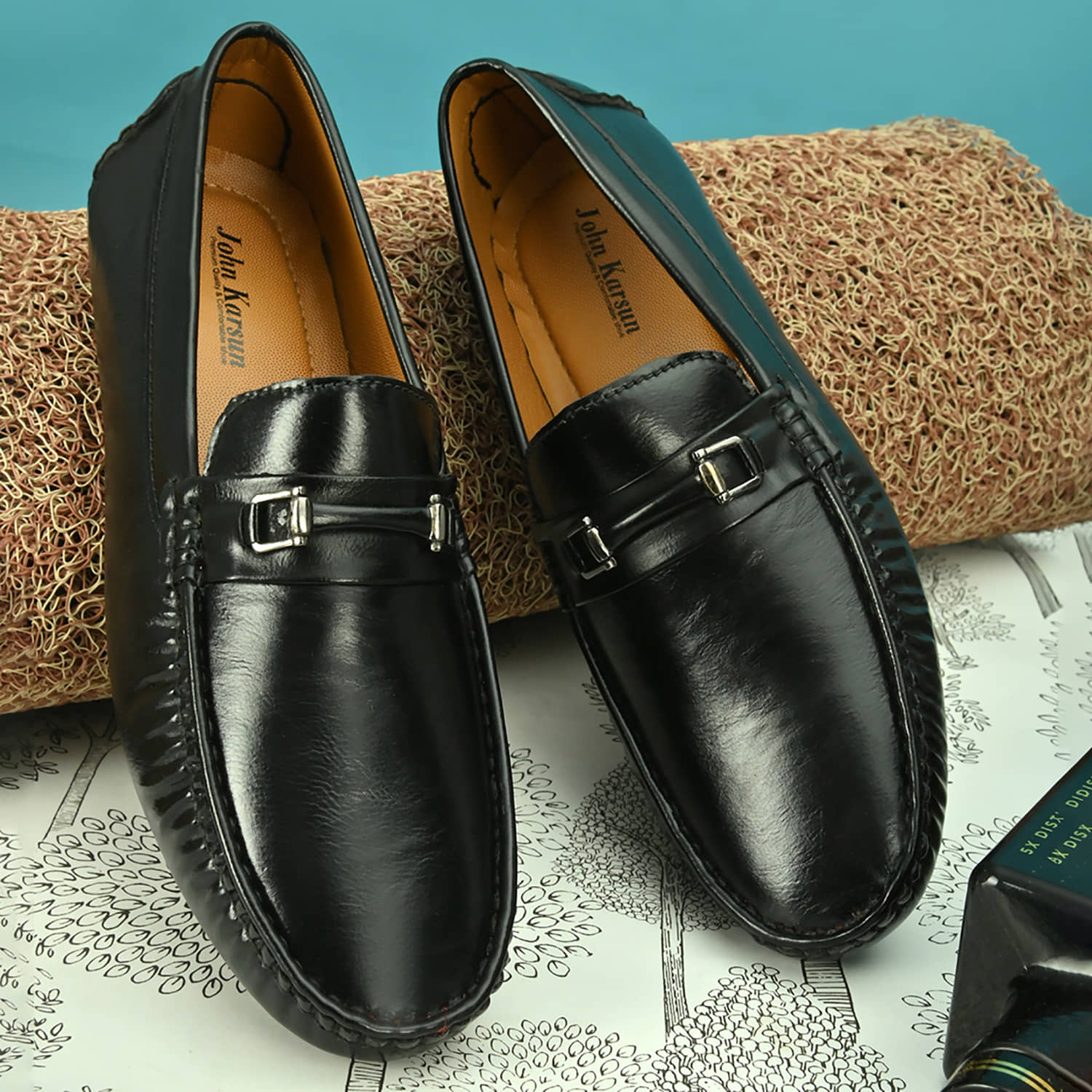 John Karsun Black Men's Formal - Formal Shoes | Buy online on ZillyBuy