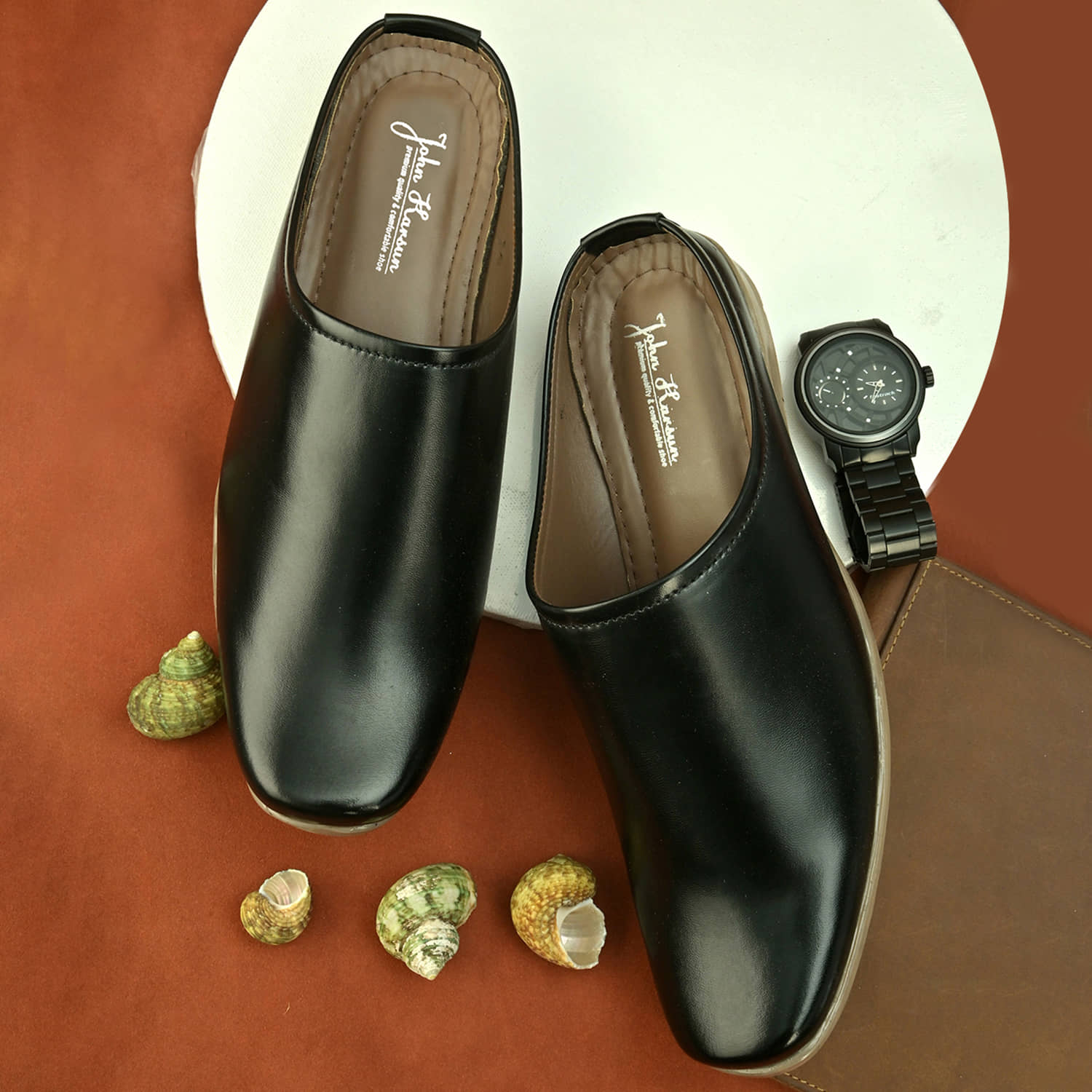 John Karsun - Black Men's Sandals