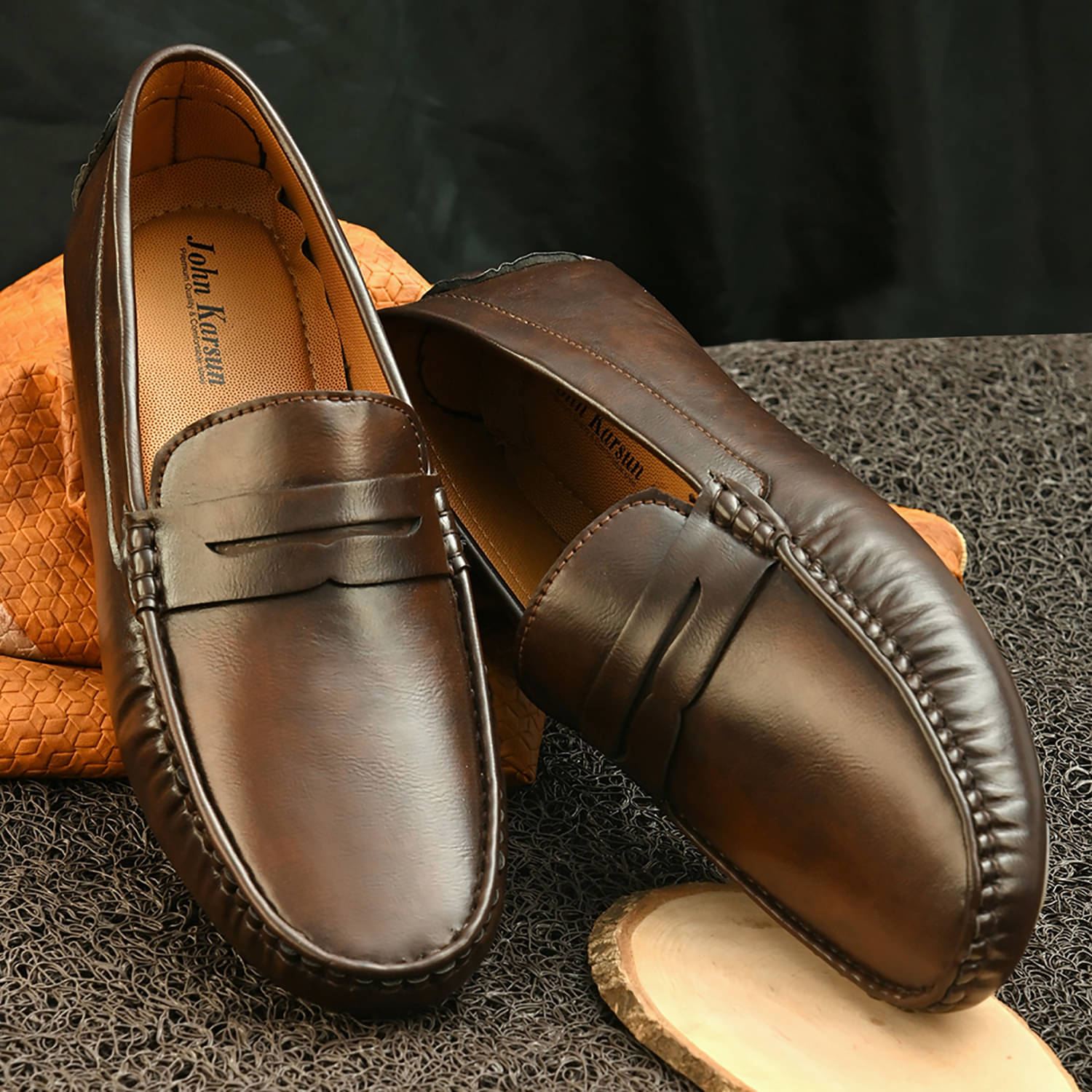     			John Karsun Brown Men's Formal