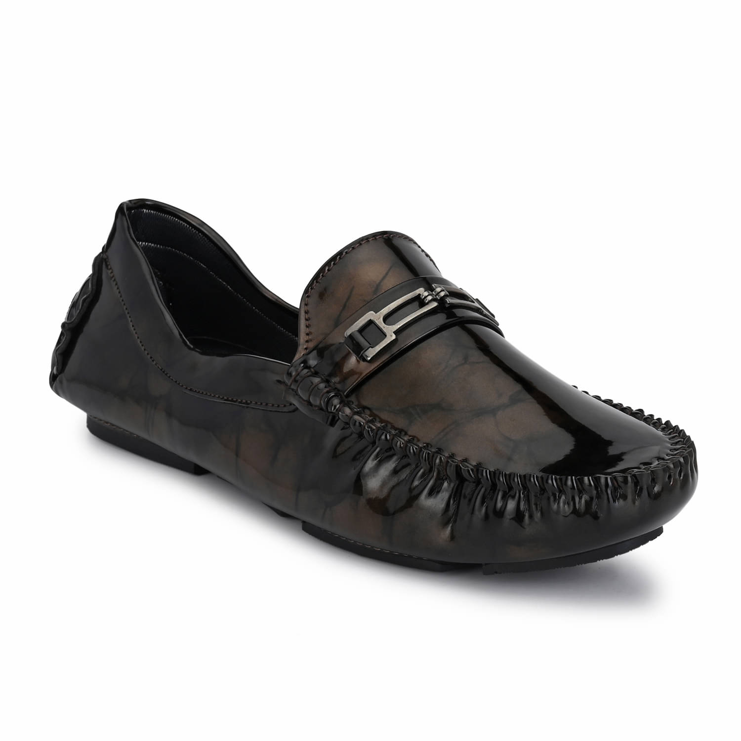    			John Karsun Brown Men's Slip on