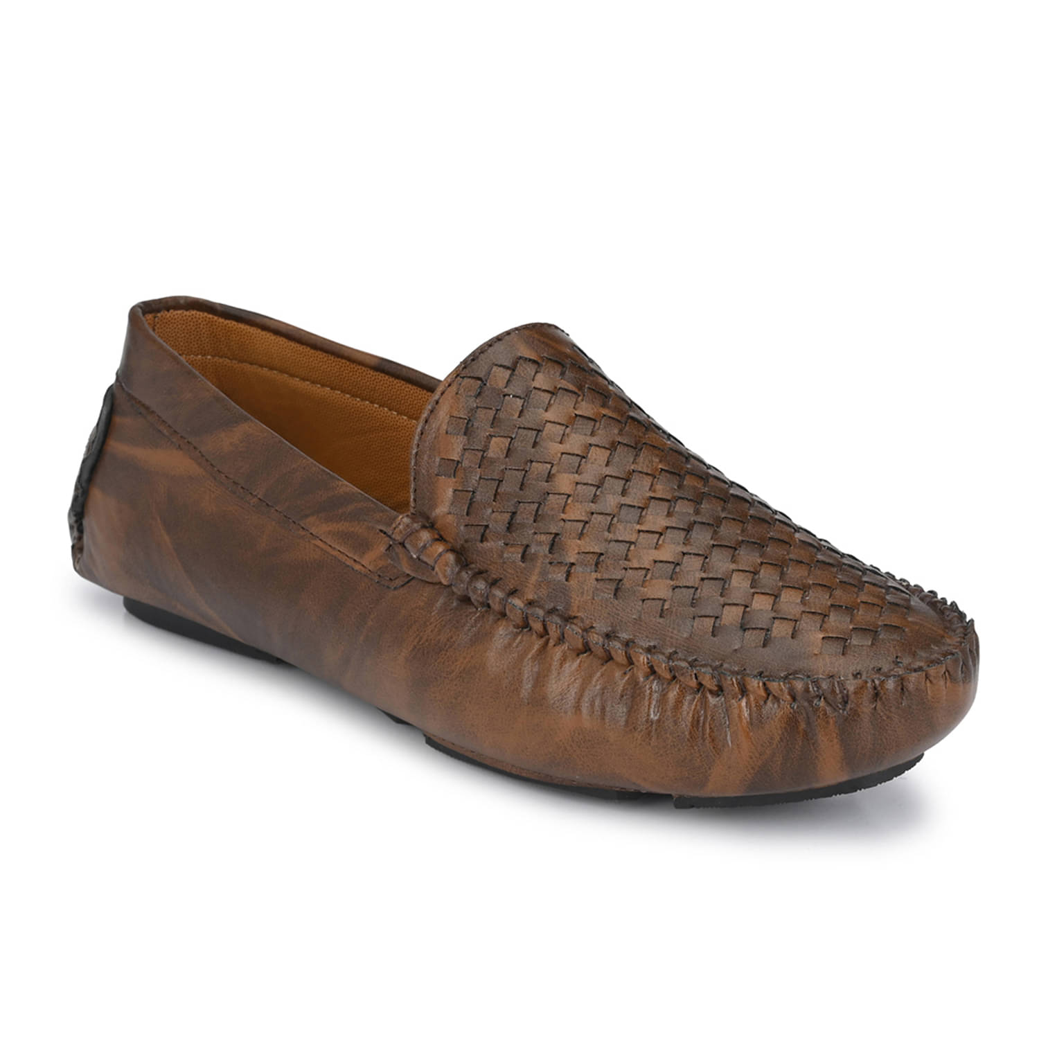     			John Karsun Brown Men's Slip on
