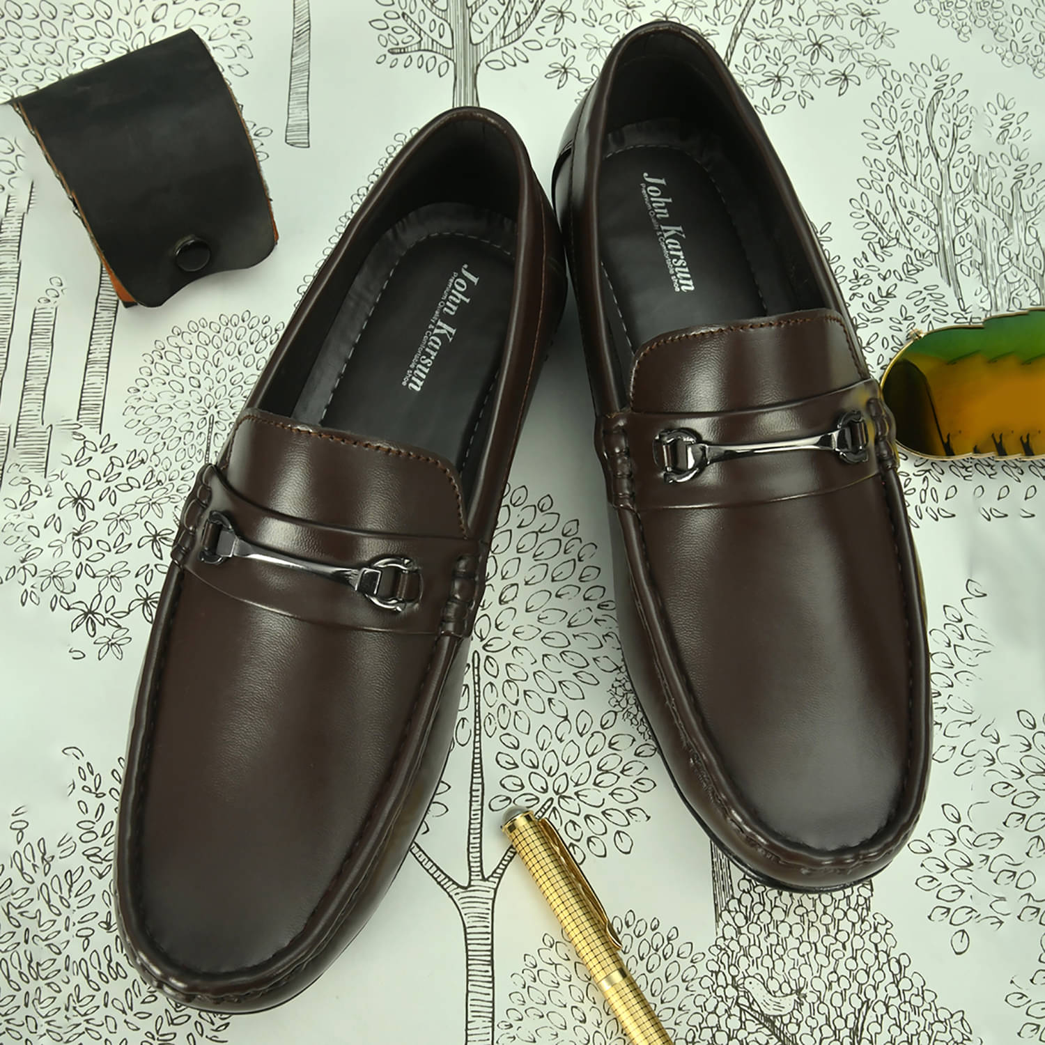     			John Karsun Brown Men's Formal