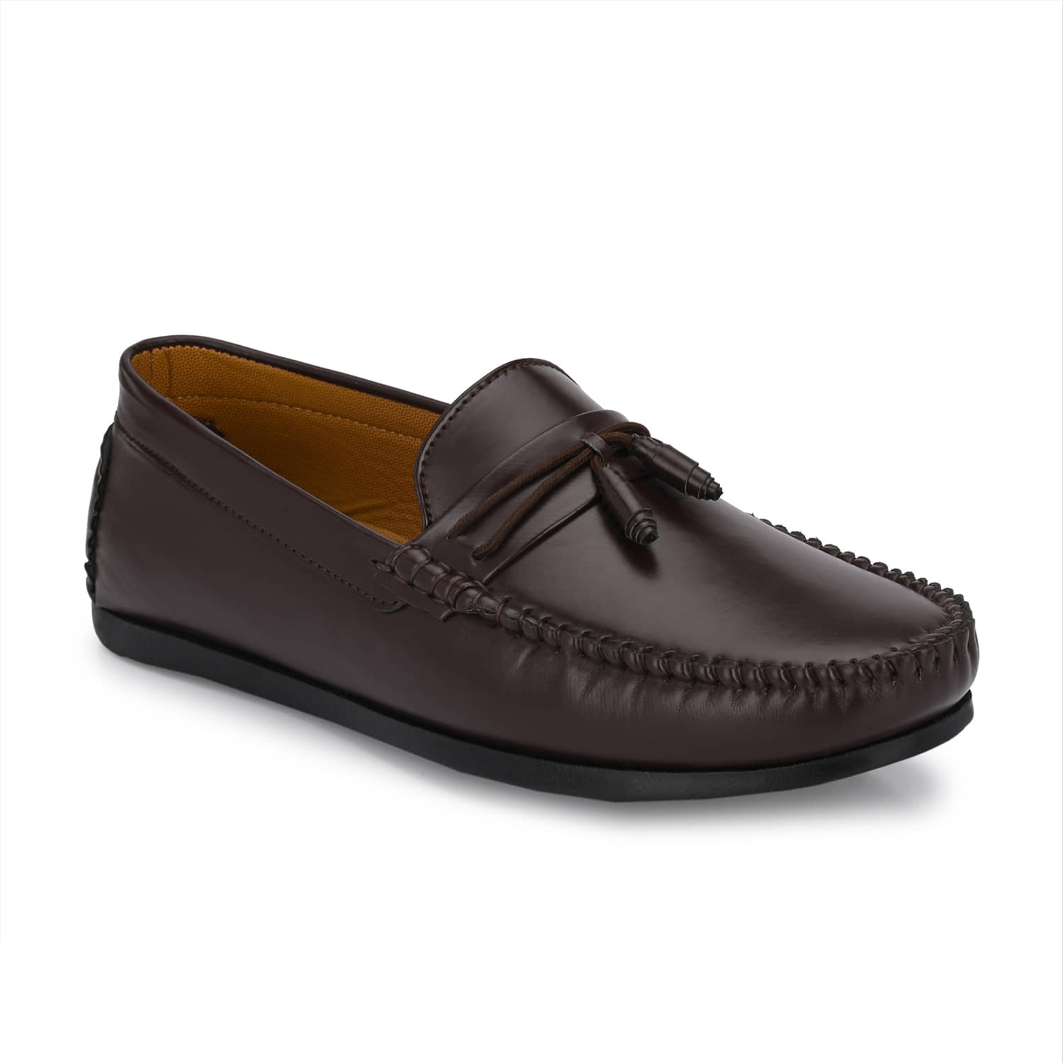 John Karsun Brown Men's Slip on - Formal Shoes | Buy online on ZillyBuy
