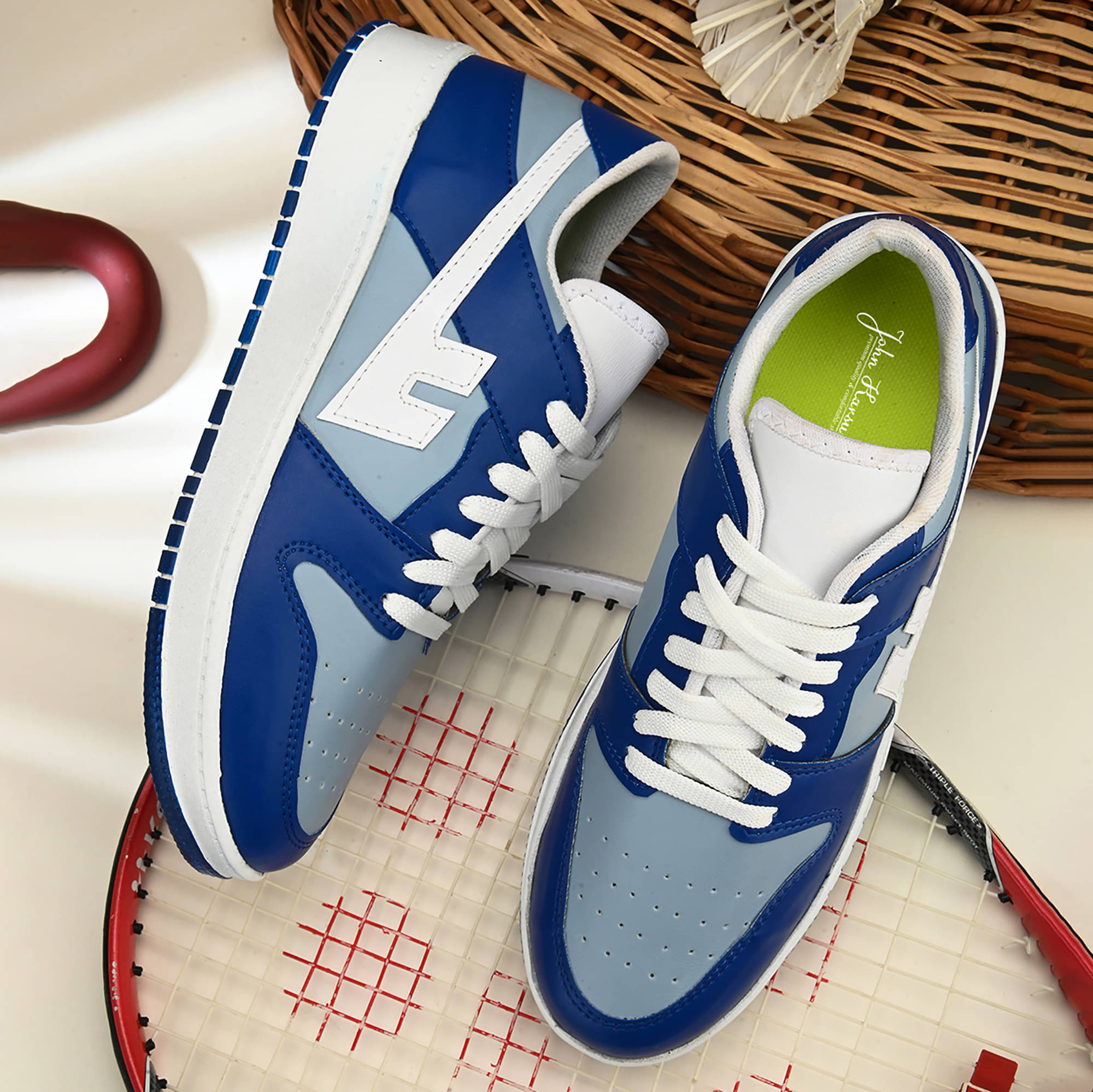     			John Karsun D3-1008 Blue Men's Sneakers