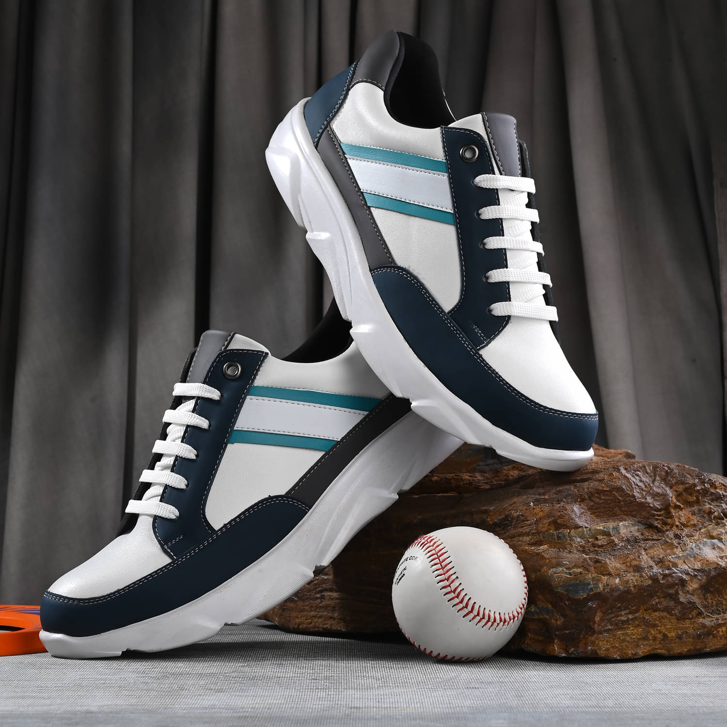     			John Karsun D3-8214 Blue Men's Sneakers
