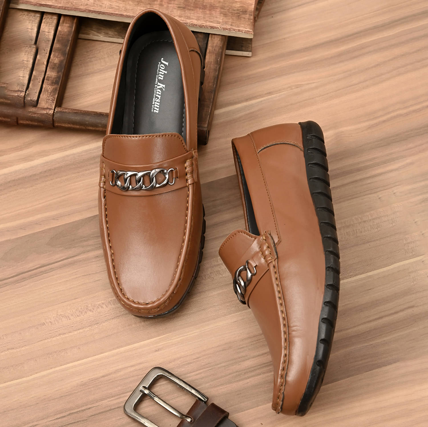     			John Karsun Tan Men's Formal