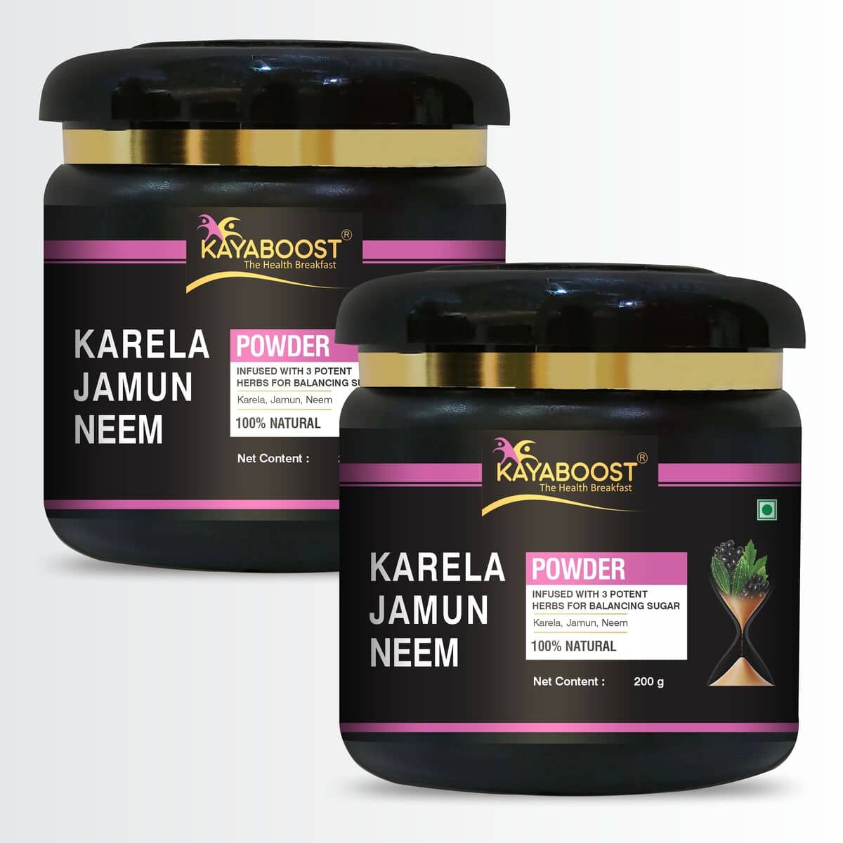 KAYABOOST Diabetic Powder with Karela Jamun & Neem Powder 400 gm