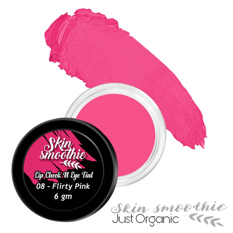     			SKIN SMOOTHIE Lip, Cheek & Eye Tint-With Goodness of Vitamin E- Magenta (6 gm)