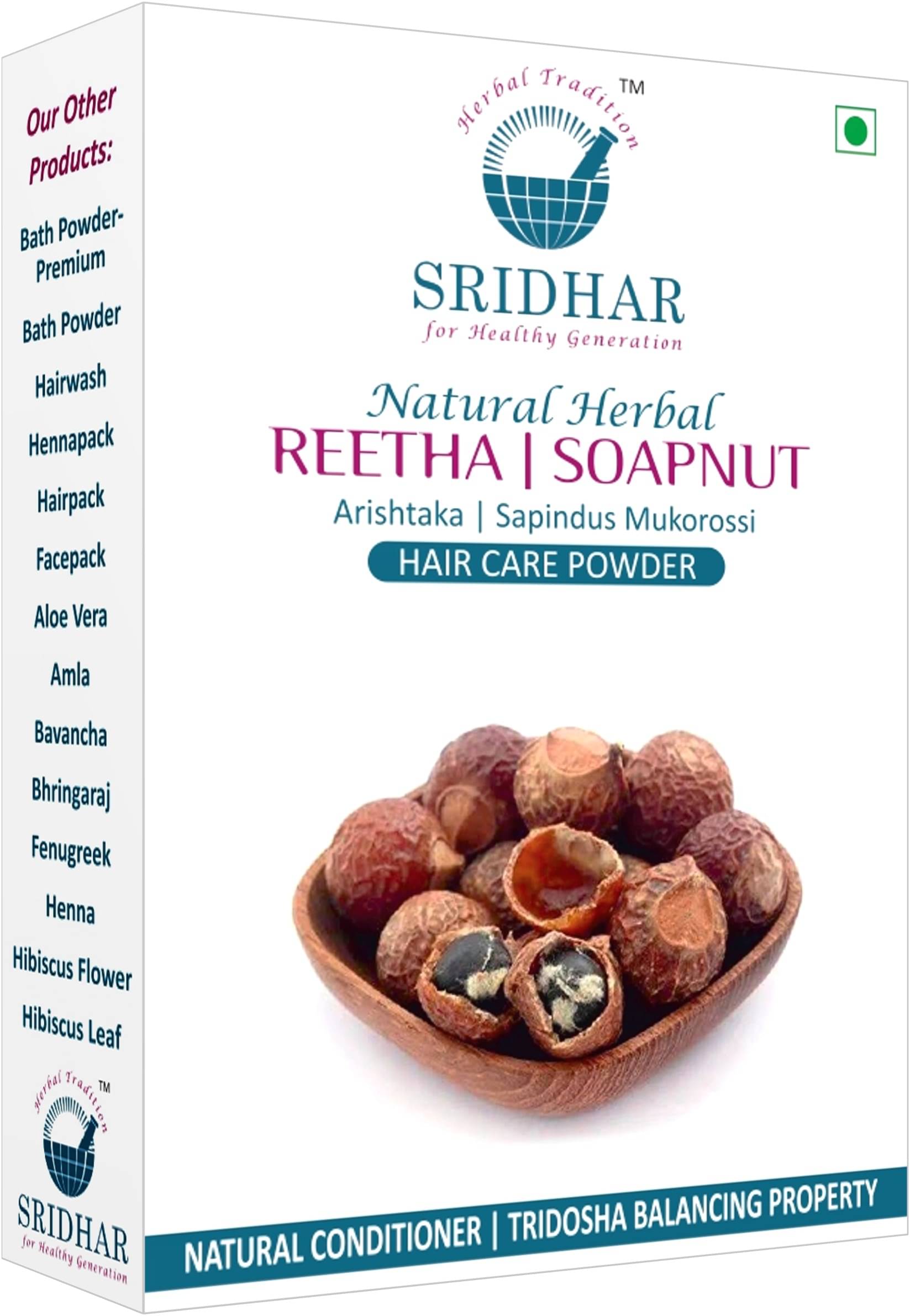     			SRIDHAR NATURAL HERBAL SOAPNUT 200 GRAM